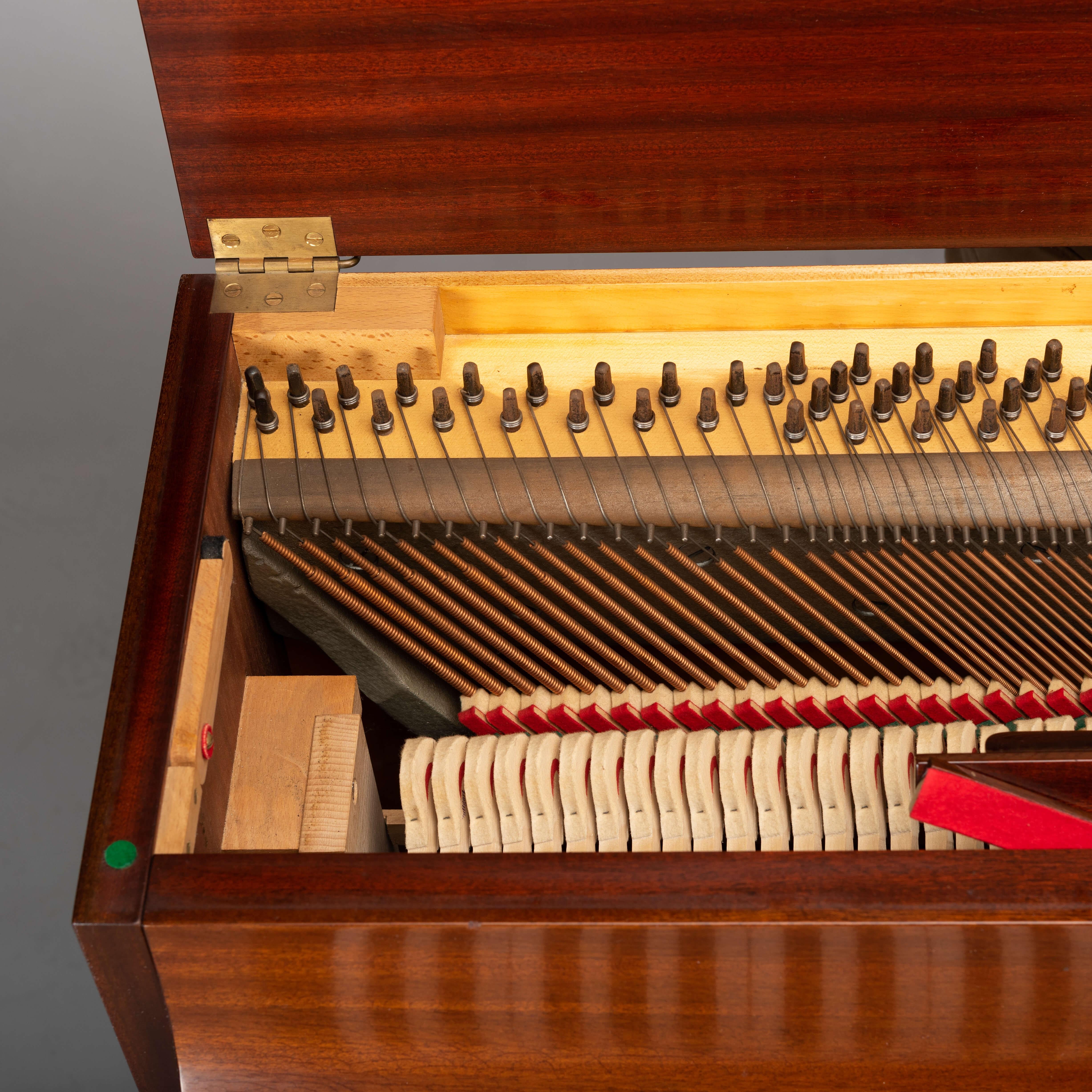 Danish Midcentury Pianette by Louis Zwicki in Mahogany, 1950s 9