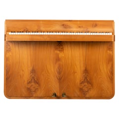 Danish Midcentury Pianette by Louis Zwicki in Oak