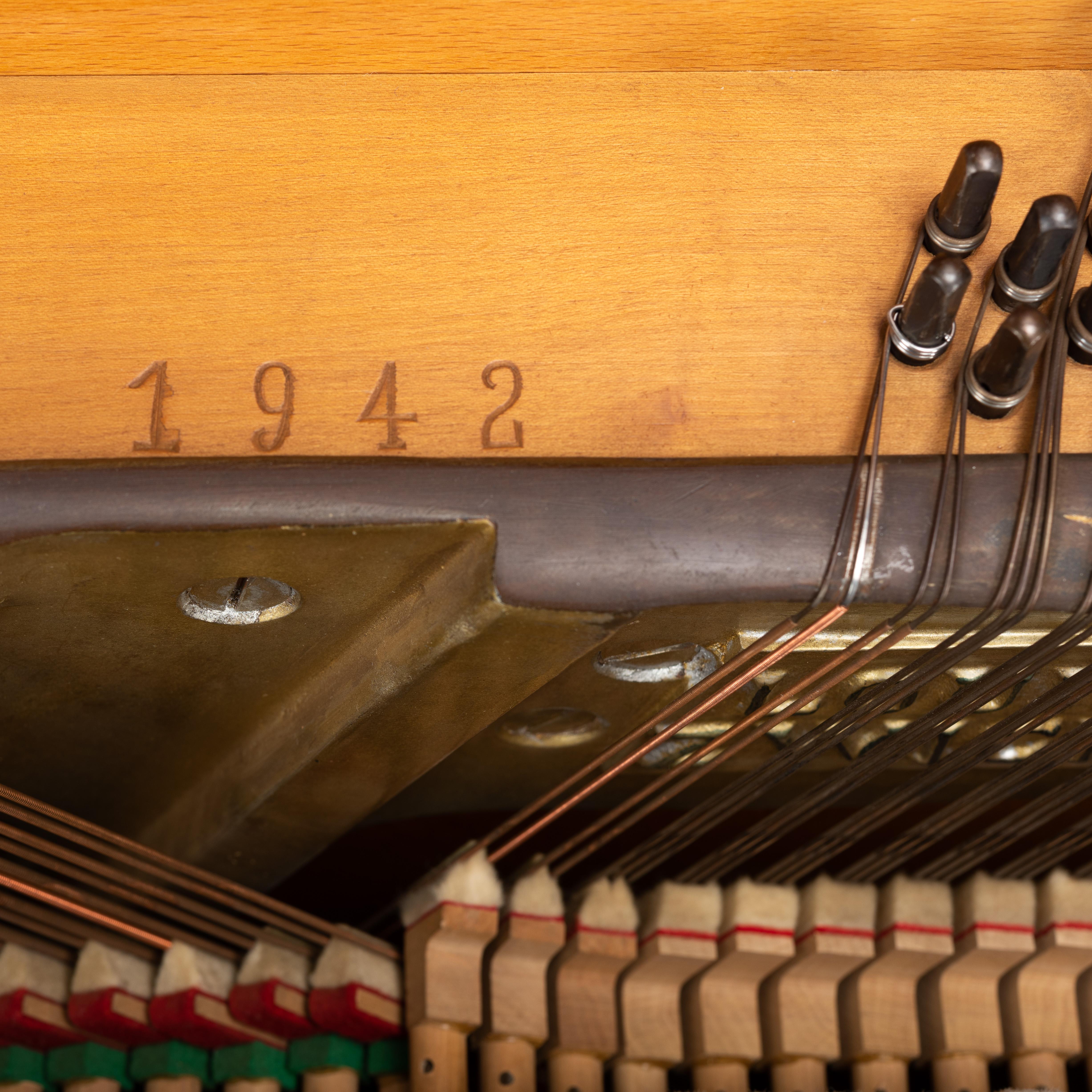 Danish Midcentury Pianette by Louis Zwicki in Teak, 1950s 7