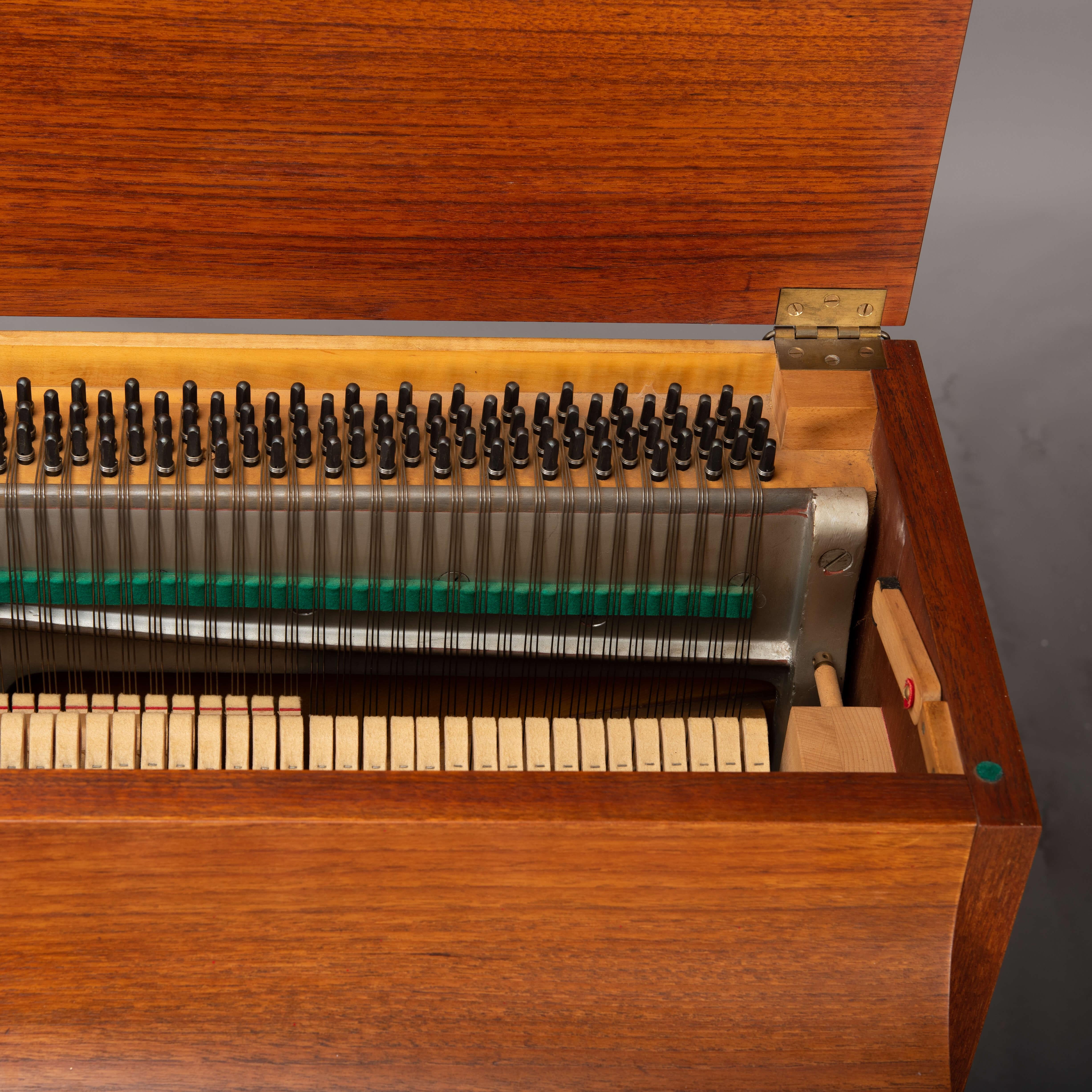 Danish Midcentury Pianette by Louis Zwicki in Teak, 1950s 9