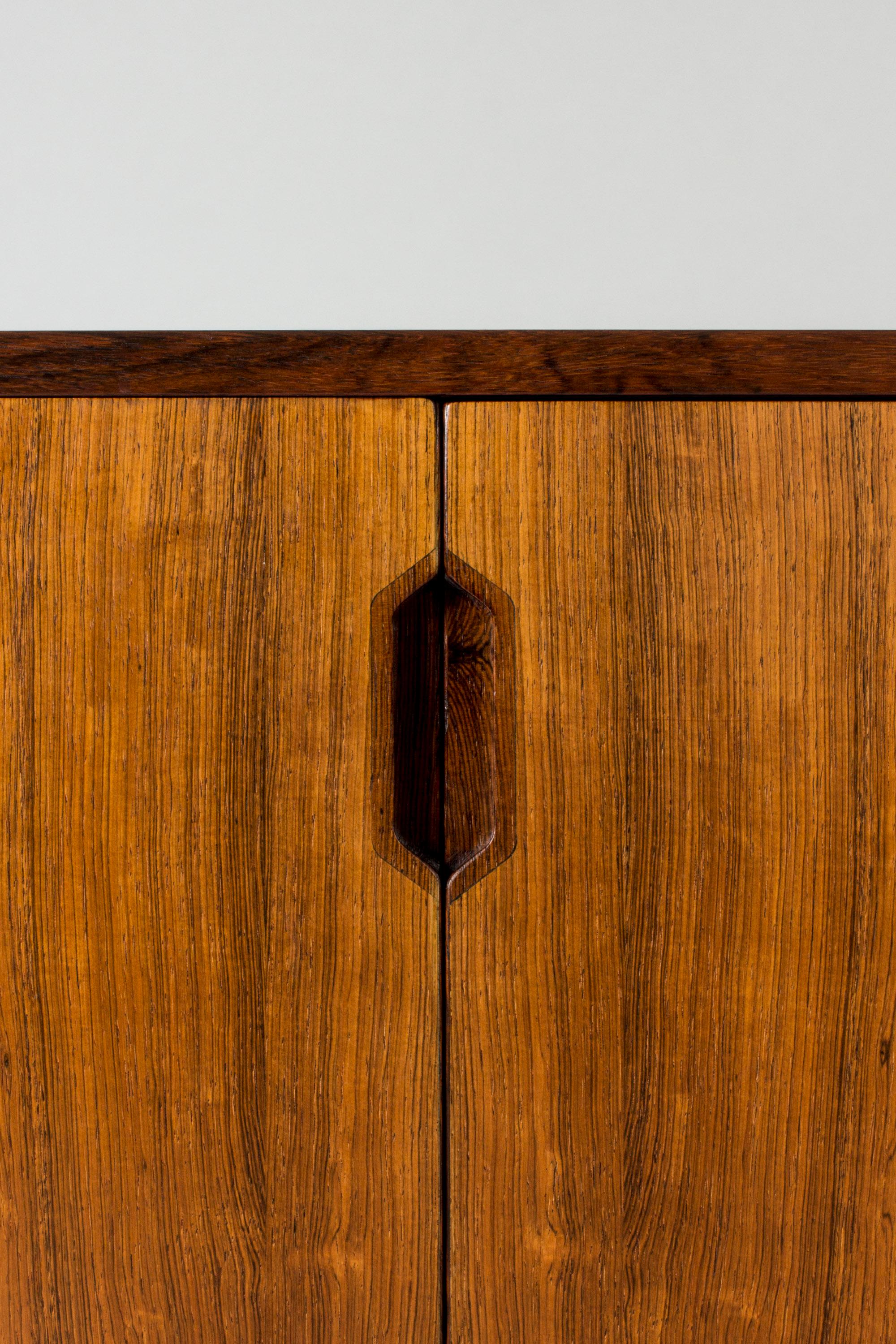 Danish Midcentury Rosewood and Brass Sideboard by Svend Langkilde, 1960s For Sale 4