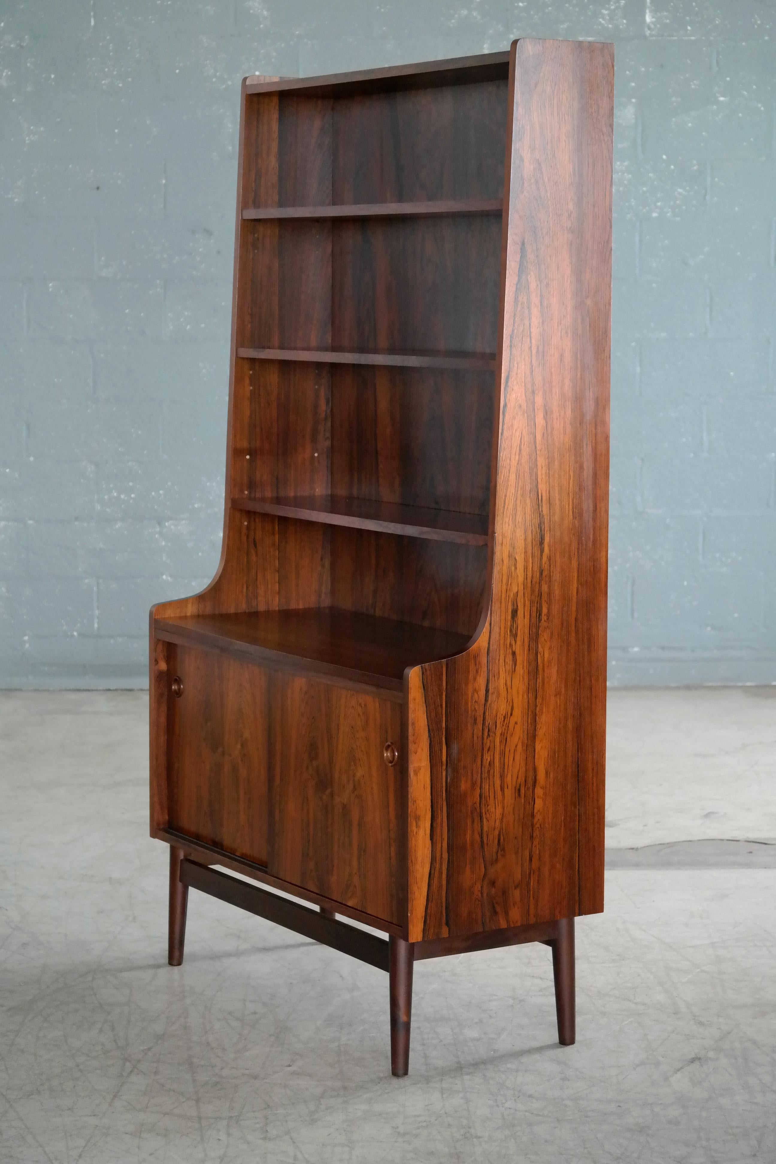 Danish Midcentury Rosewood Bookcase by Johannes Sorth for Bornholm's Mobler 3