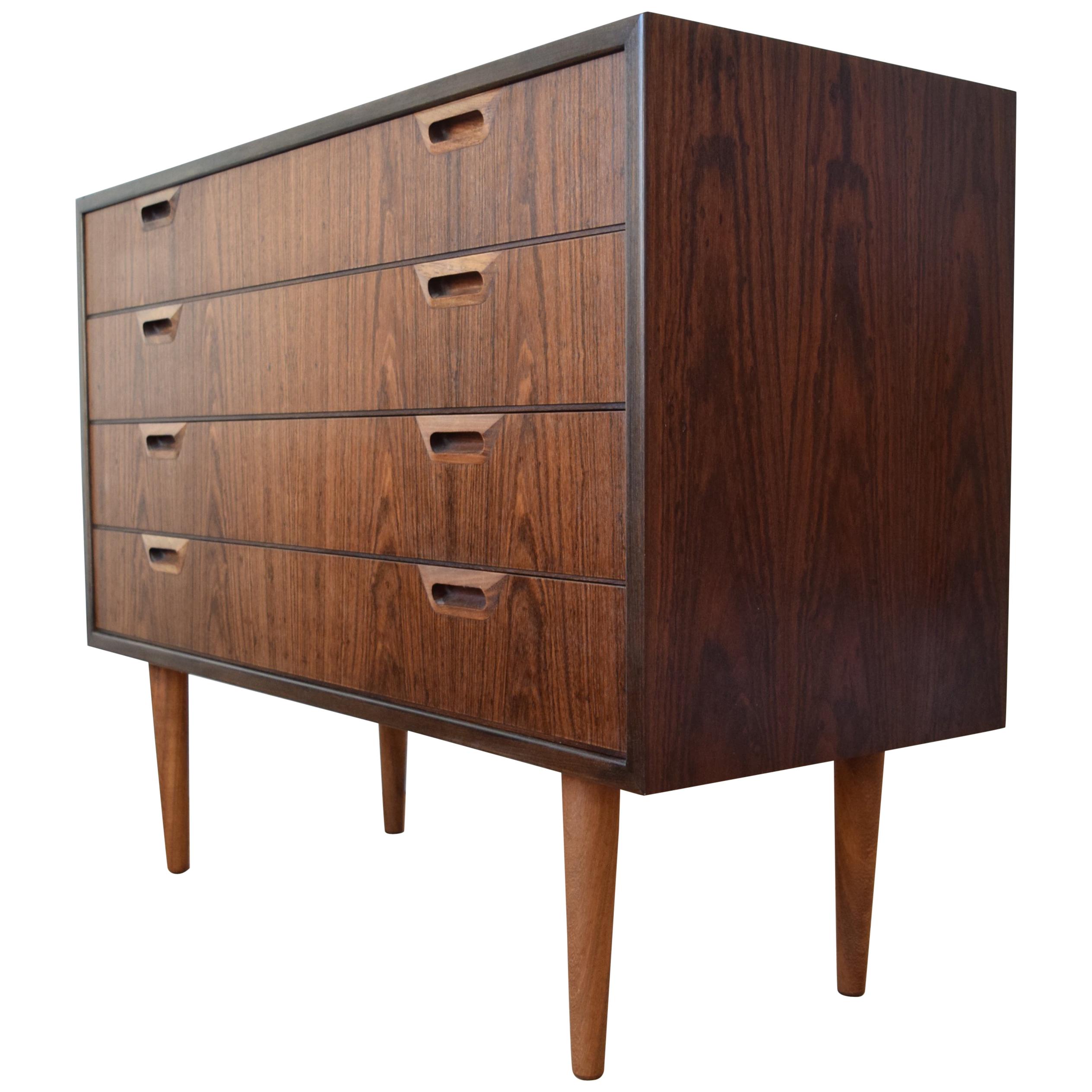 Danish Midcentury Rosewood Chest of Drawers, 1960s For Sale