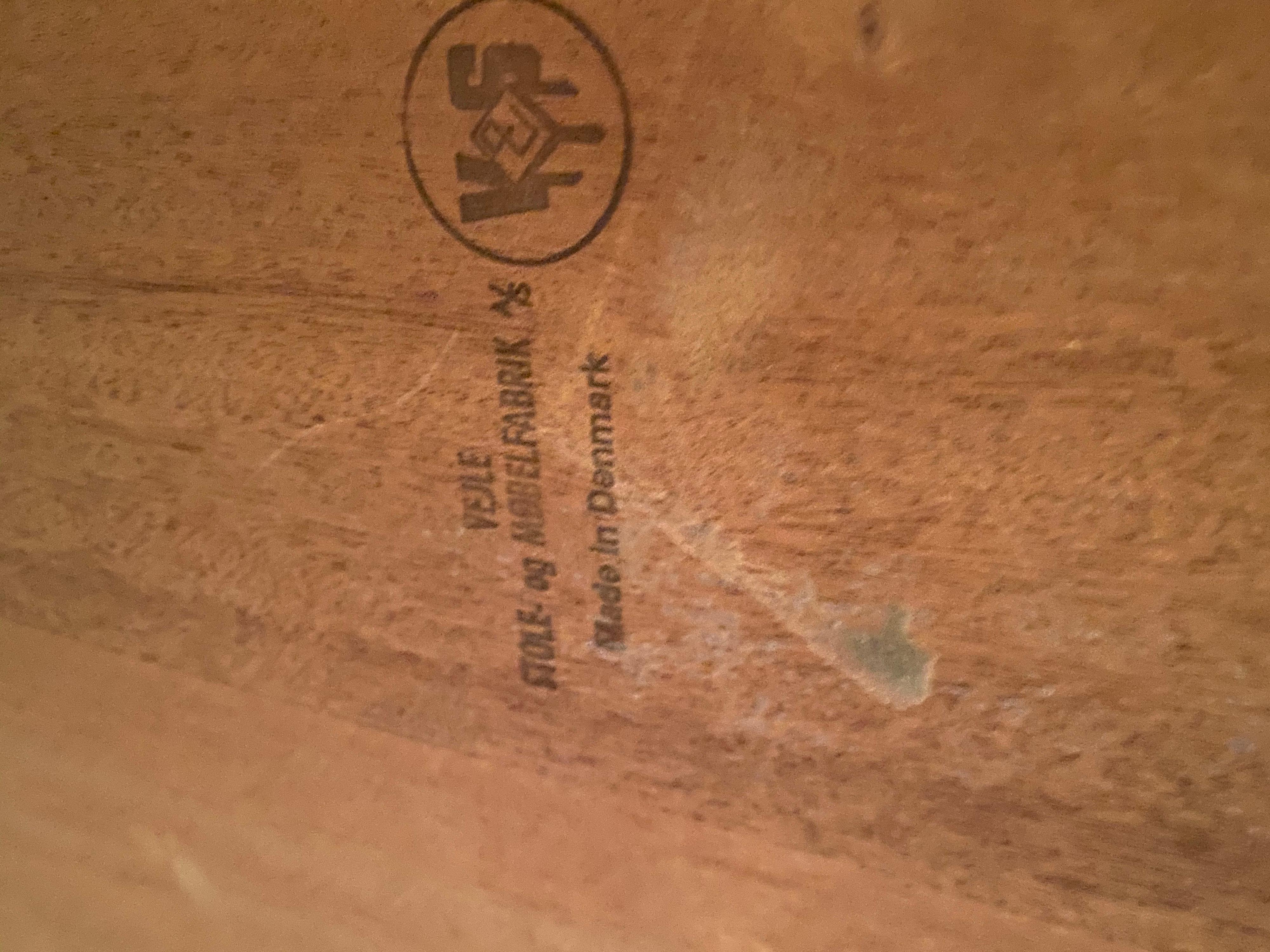 20ième siècle Table basse danoise mi-siècle en bois de rose par Vejle Stole Og Mobelfabrik en vente