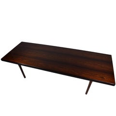 Danish Midcentury Rosewood Coffee Table, Illum Wikkelsø Model 50 Søren Willadsen