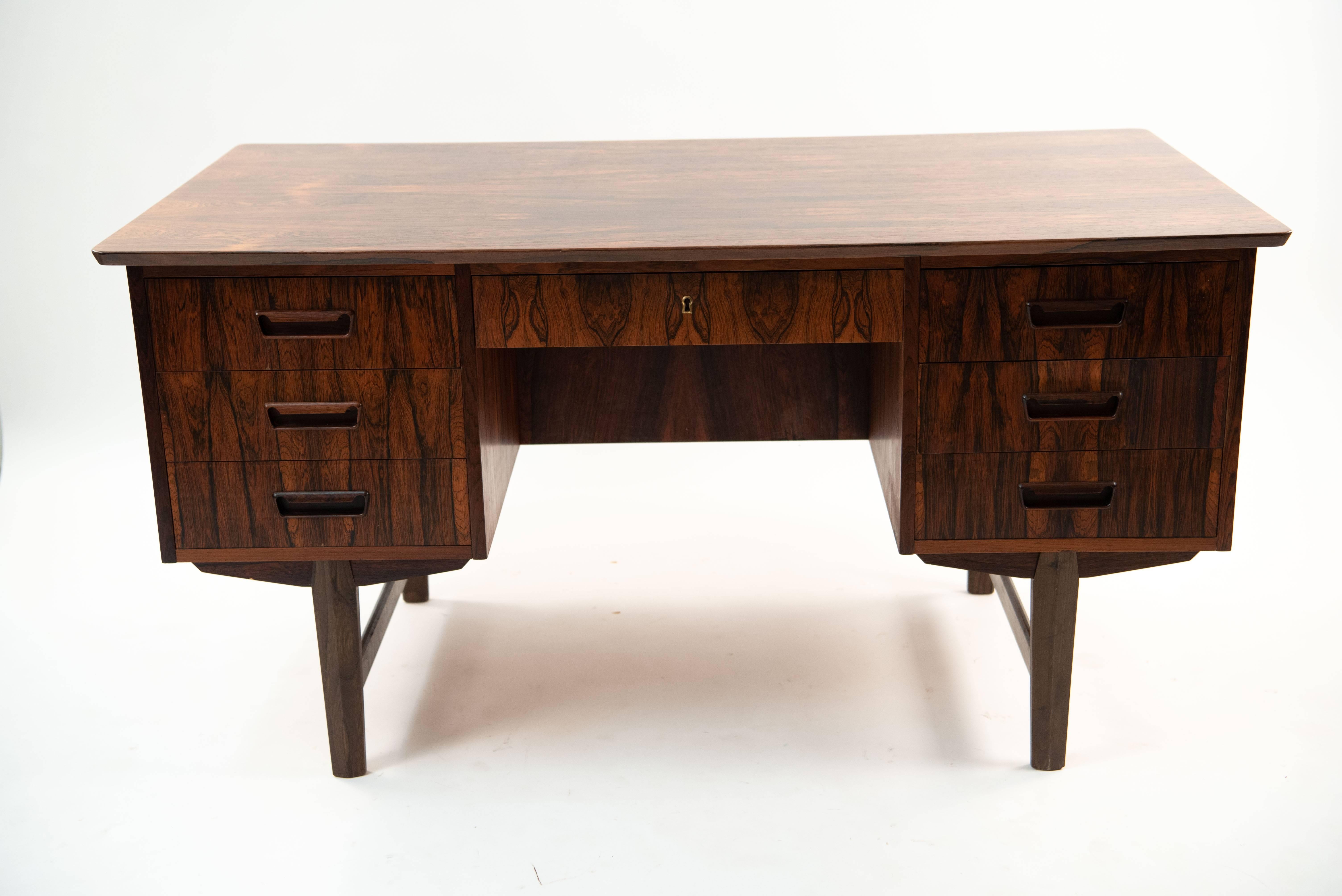Danish Midcentury Rosewood Desk 6