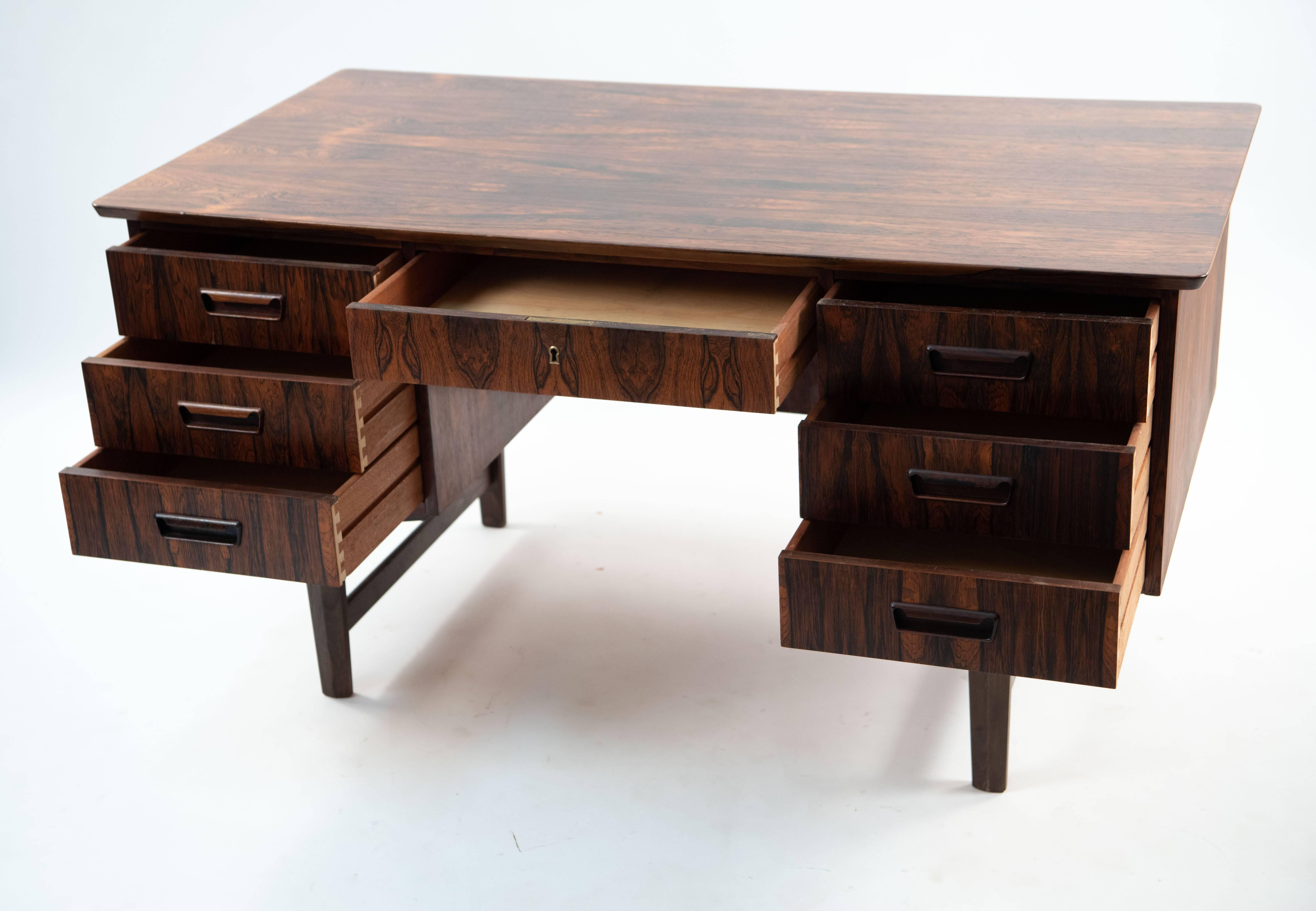 Danish Midcentury Rosewood Desk 3
