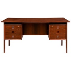 Danish Midcentury Rosewood Floating Desk