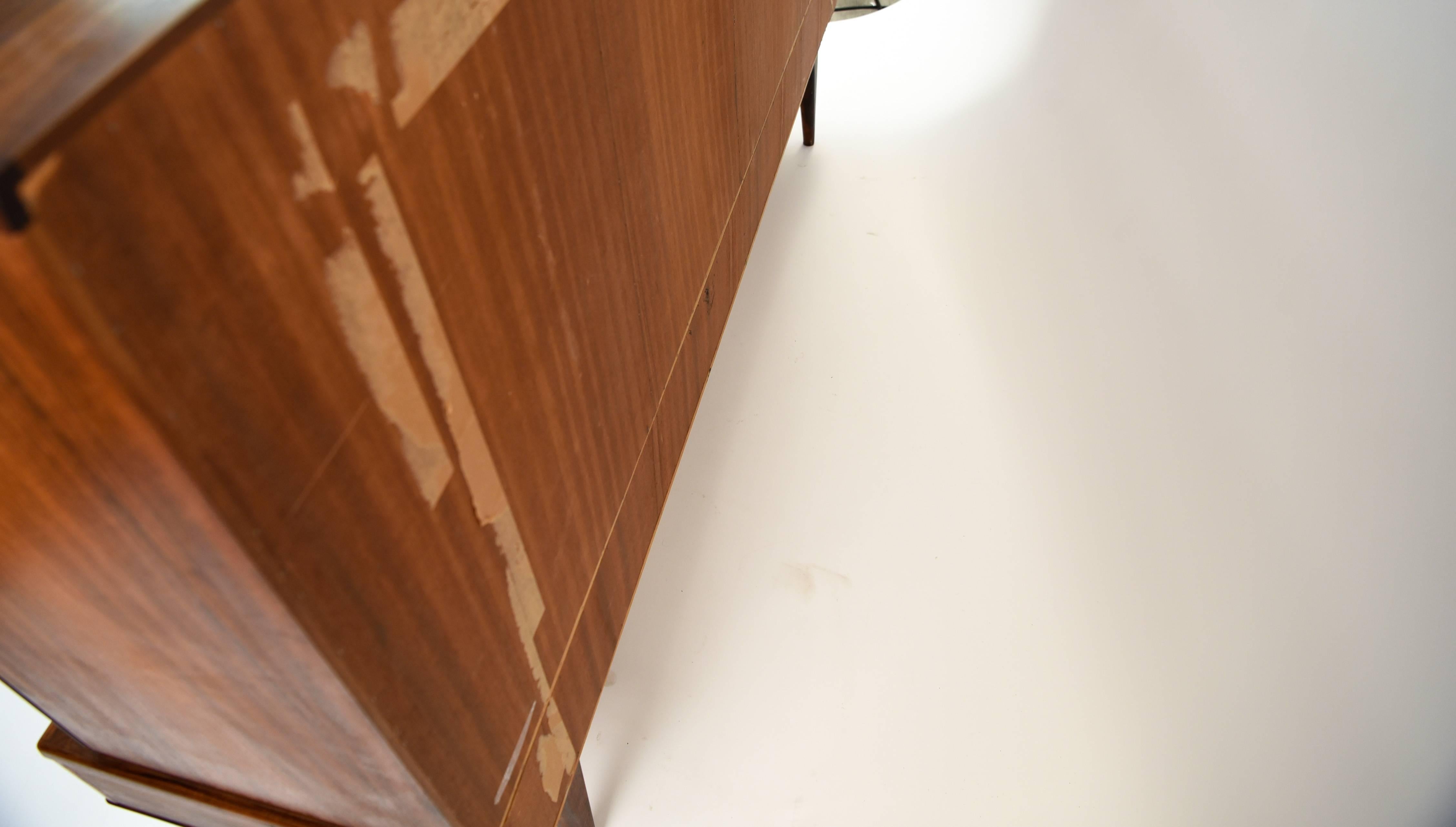 Danish Midcentury Rosewood Highboard or Sideboard Cabinet 8