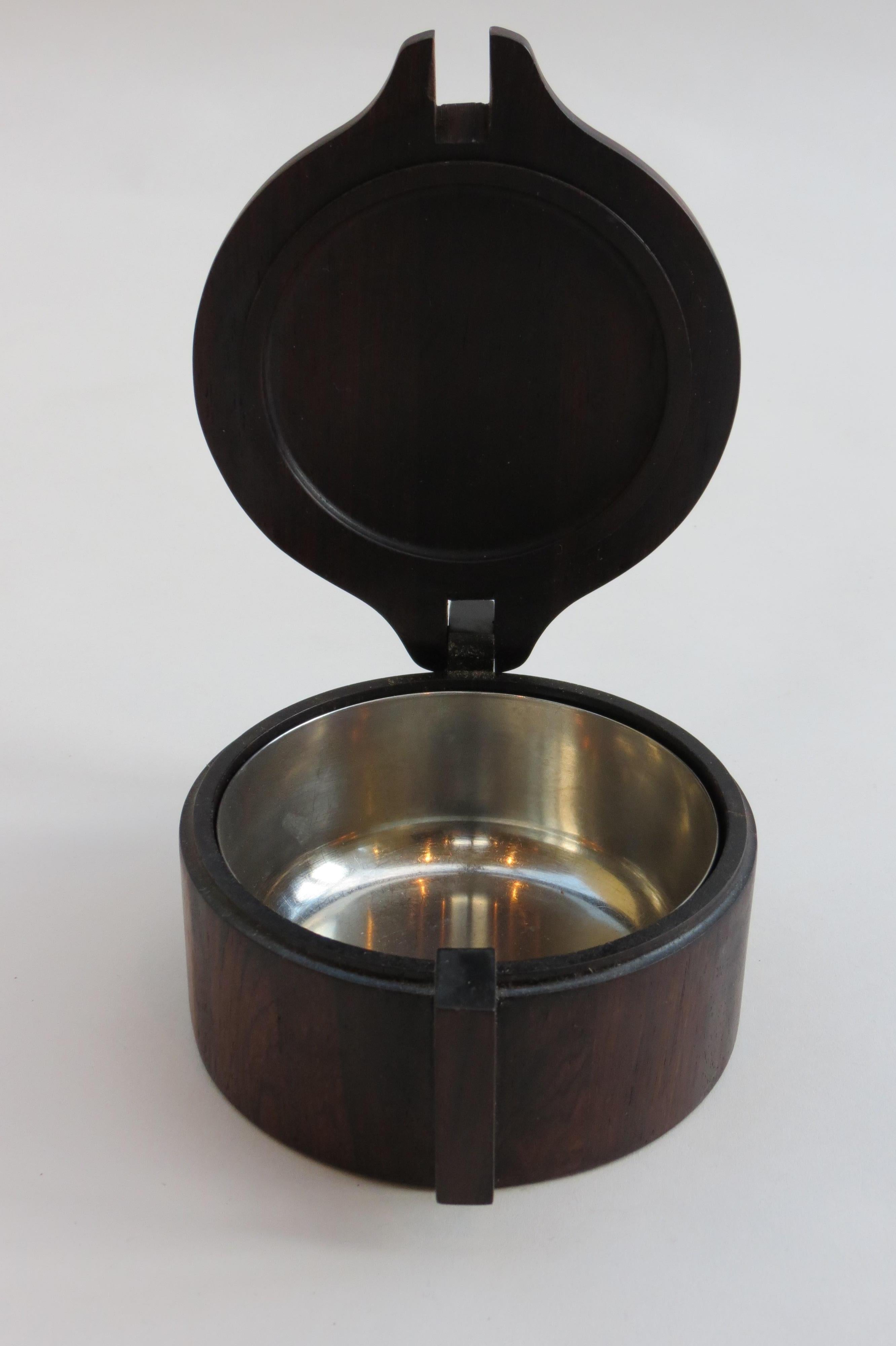 Danish Midcentury Rosewood Pot by Woodline Denmark In Good Condition In Stow on the Wold, GB