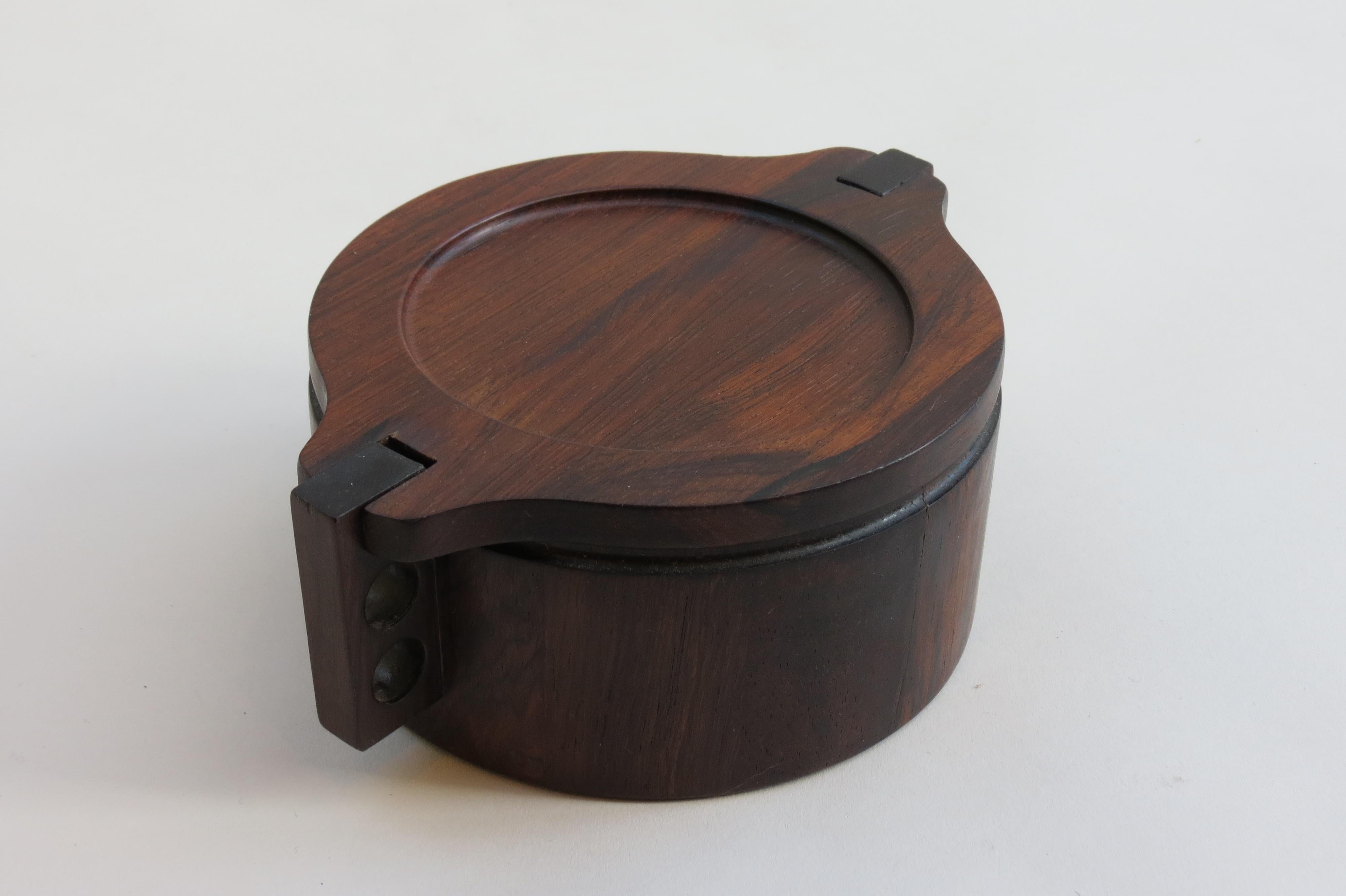 20th Century Danish Midcentury Rosewood Pot by Woodline Denmark