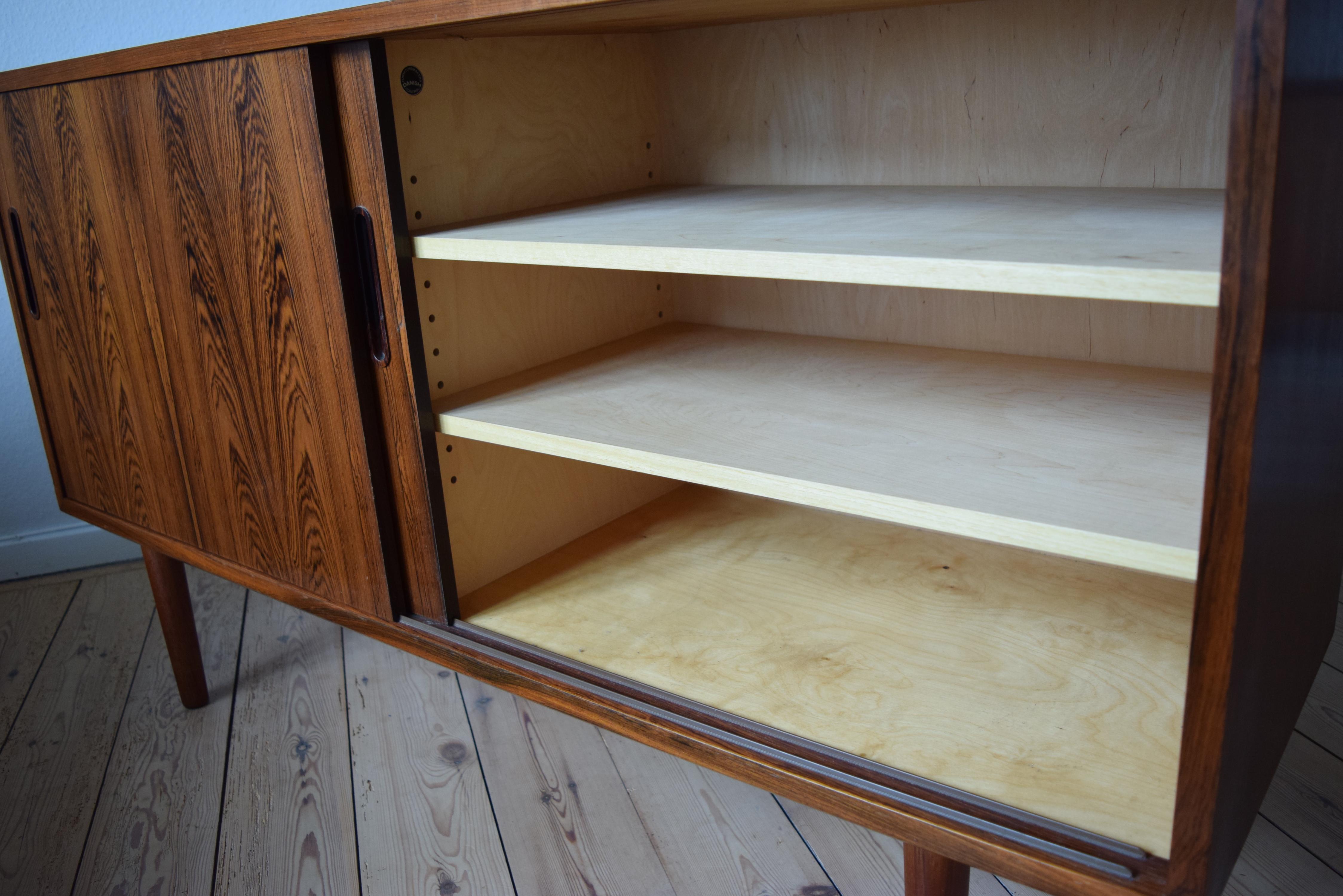 Danish Midcentury Rosewood Sideboard by Poul Hundevad, 1960s For Sale 6