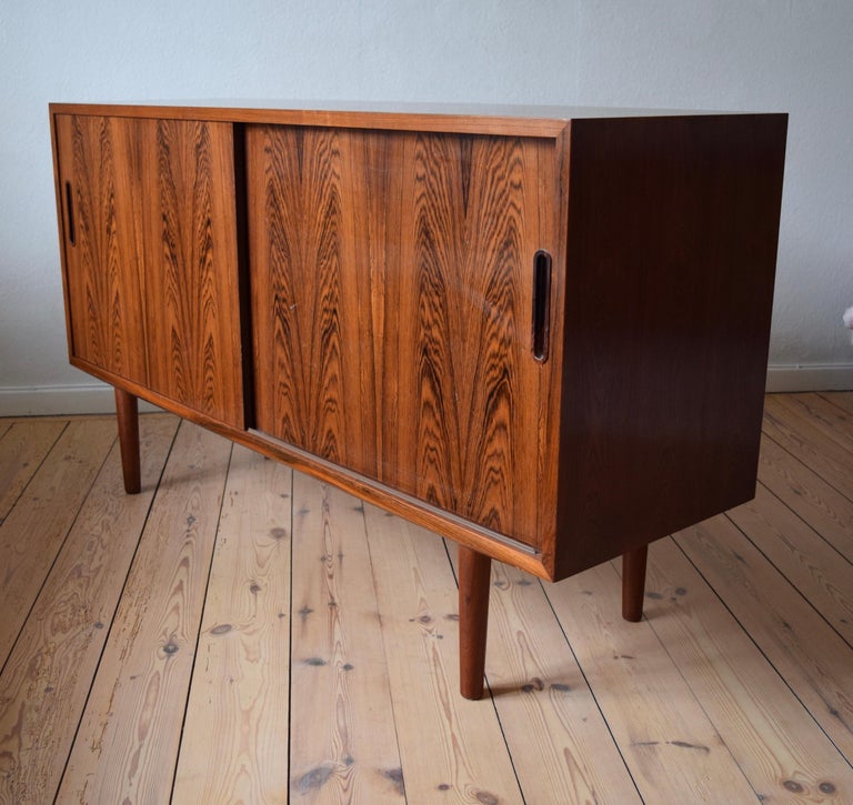 Danish Midcentury Rosewood Sideboard by Poul Hundevad, 1960s In Good Condition For Sale In Nyborg, DK