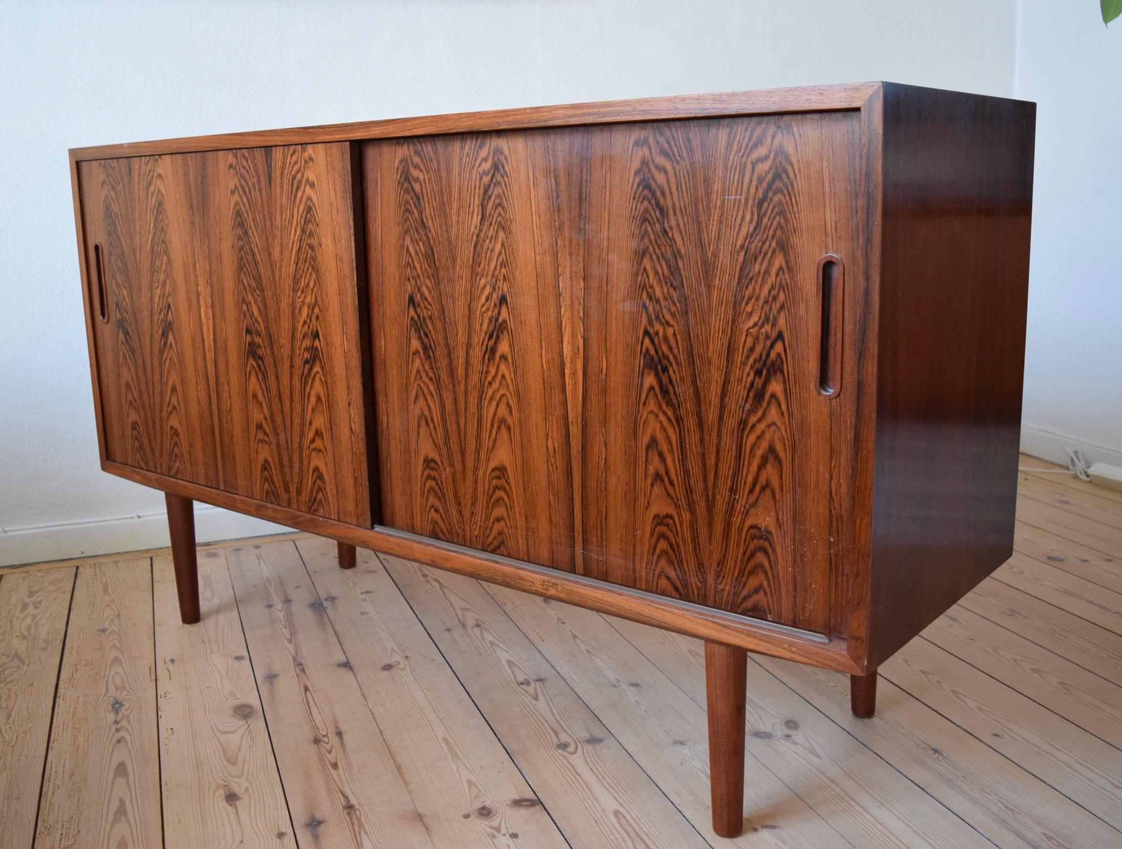 Danish Midcentury Rosewood Sideboard by Poul Hundevad, 1960s For Sale 1