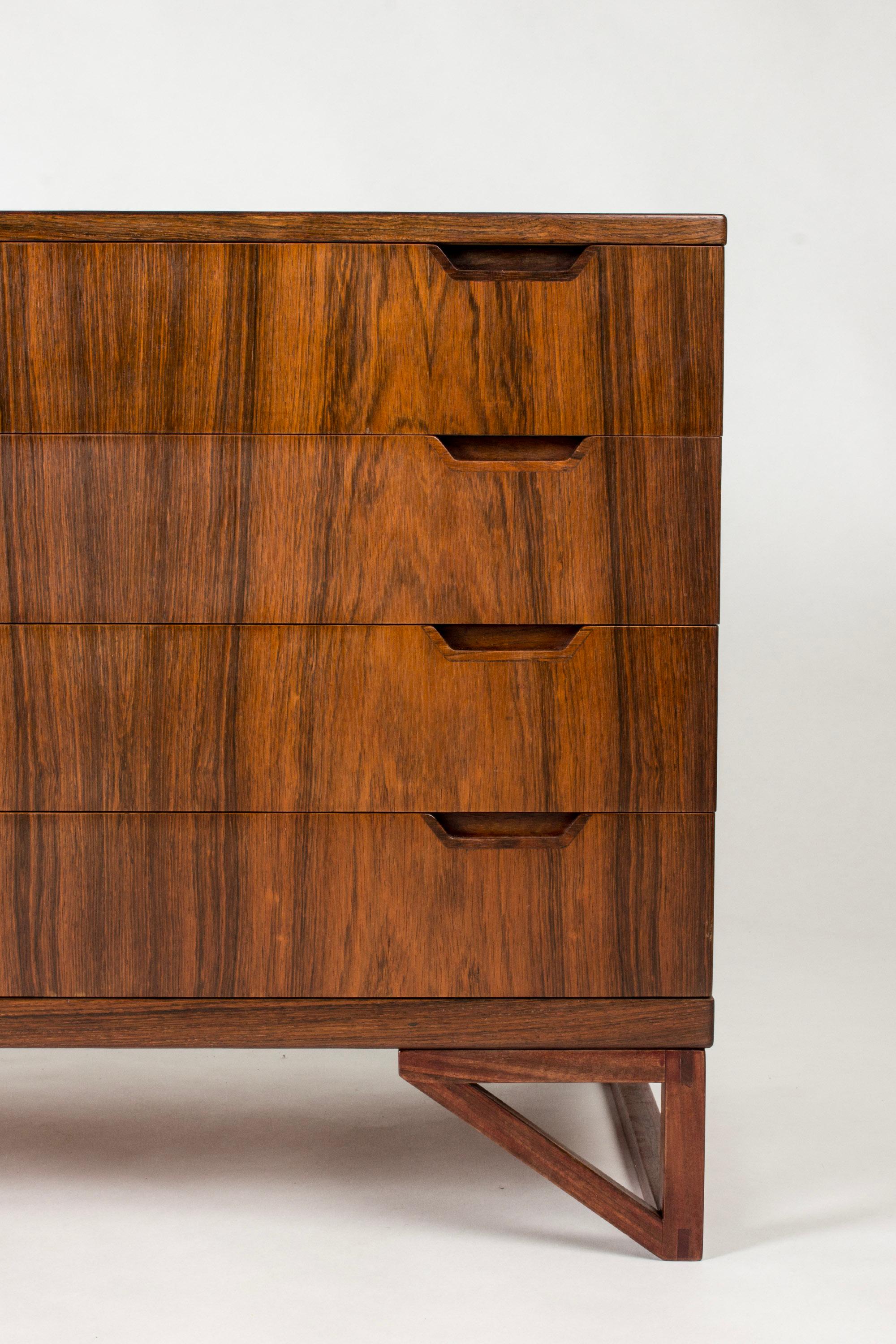 Danish Midcentury Rosewood Sideboard by Svend Langkilde, 1960s In Good Condition In Stockholm, SE