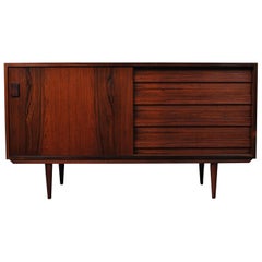 Danish Midcentury Rosewood Sideboard Credenza