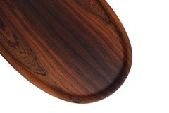 Danish Midcentury Rosewood Tray Produced by Silva, Patented Registered Trademark