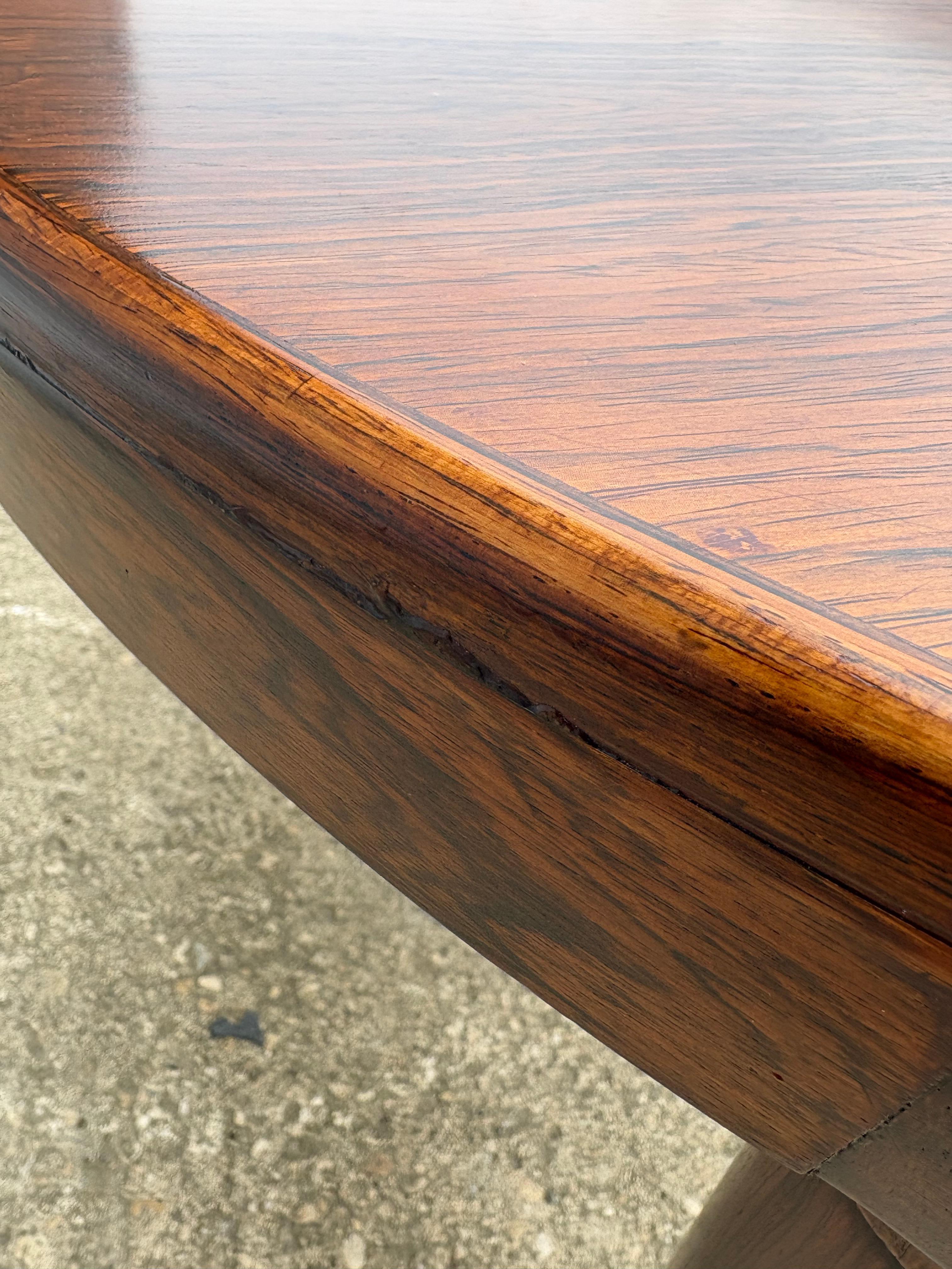 Danish Midcentury Round Dining Table made by Randers Mobelfabrik c1960 For Sale 6