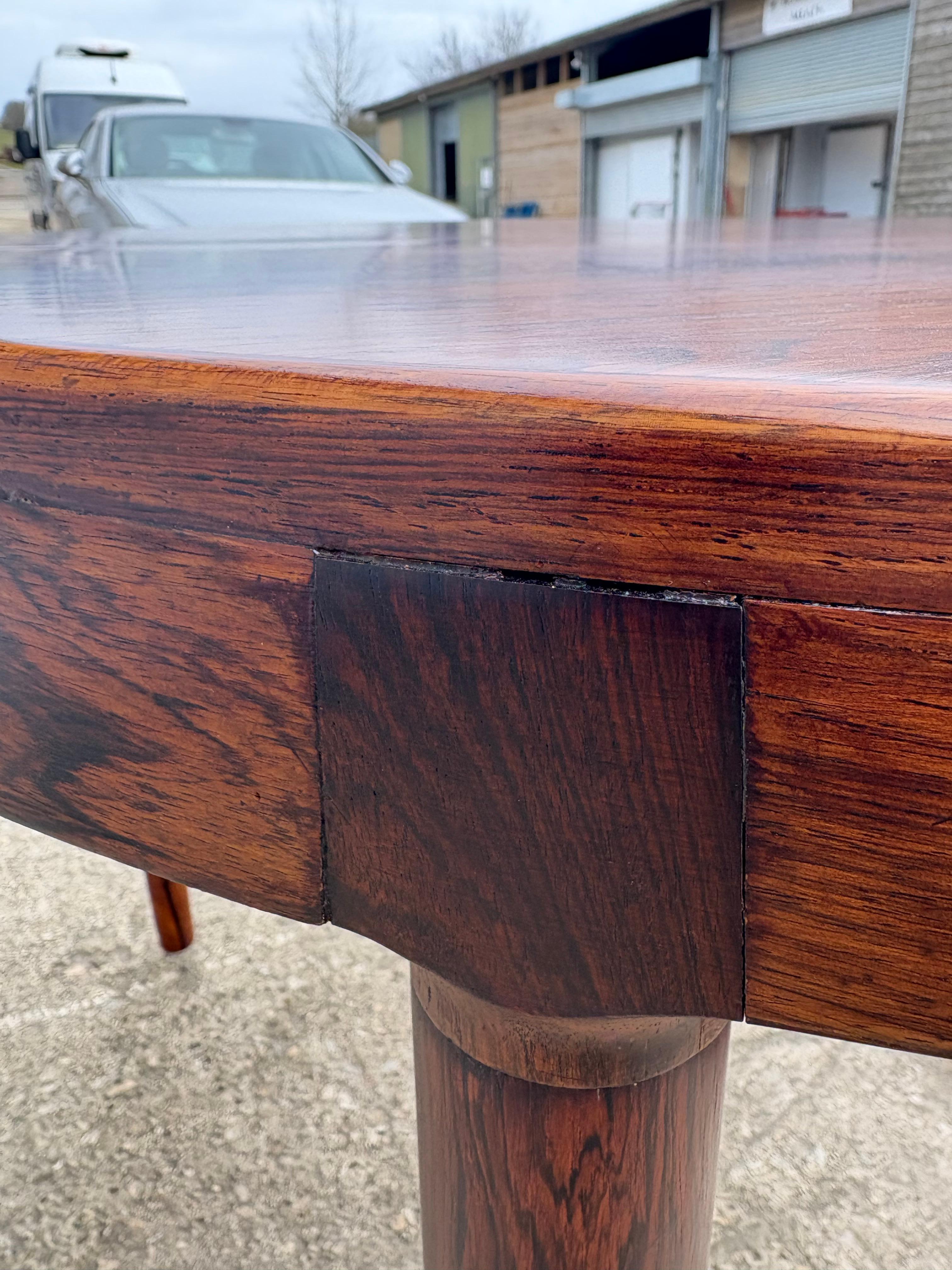 Danish Midcentury Round Dining Table made by Randers Mobelfabrik c1960 For Sale 8