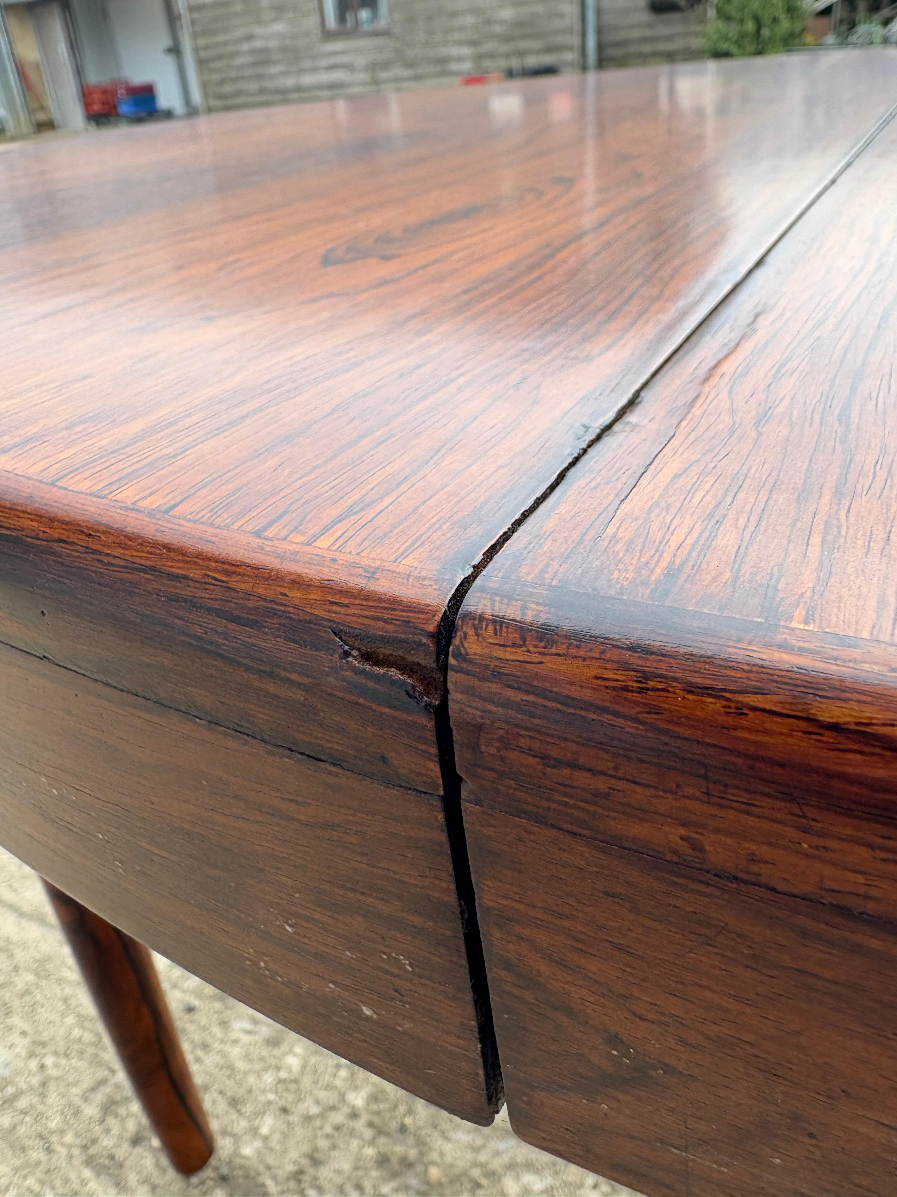 Danish Midcentury Round Dining Table made by Randers Mobelfabrik c1960 For Sale 9