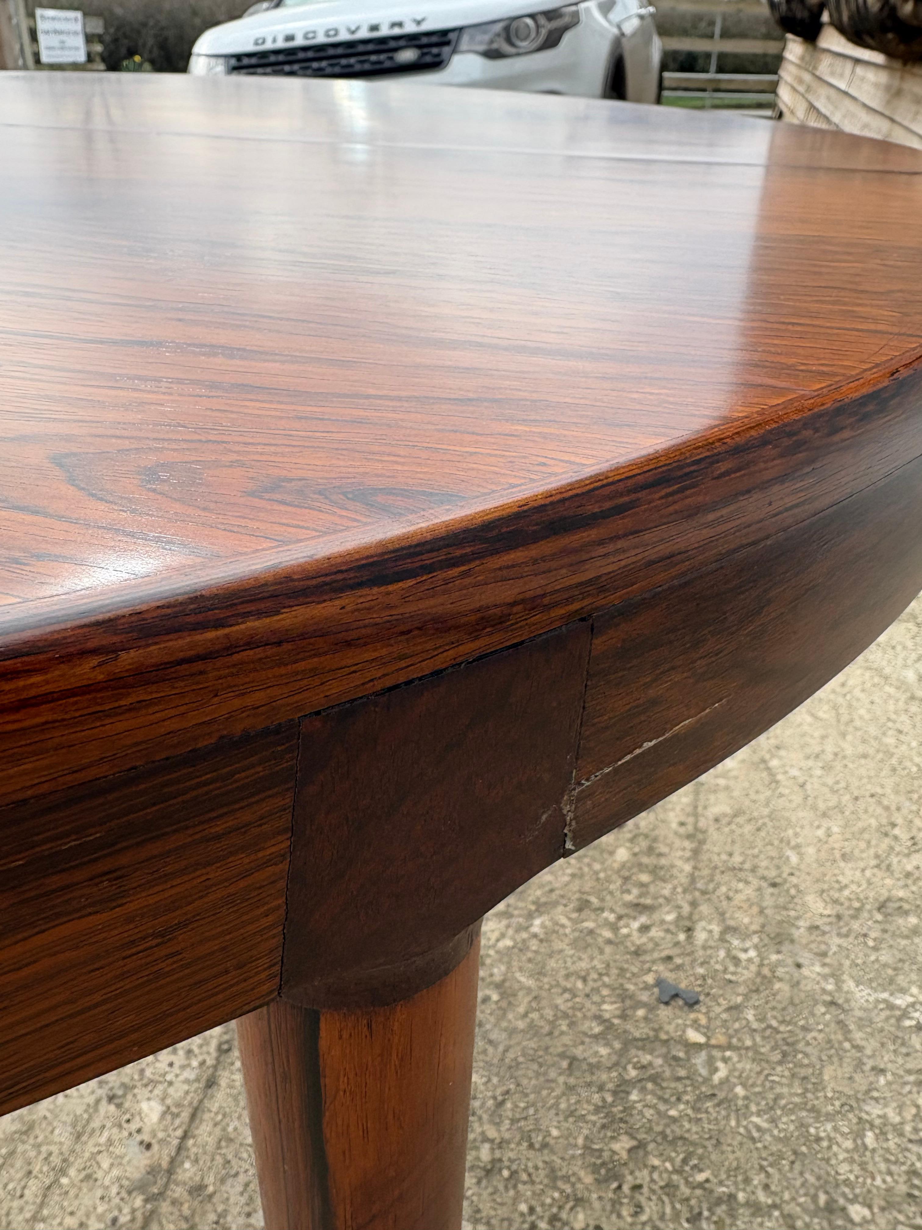 Danish Midcentury Round Dining Table made by Randers Mobelfabrik c1960 For Sale 1