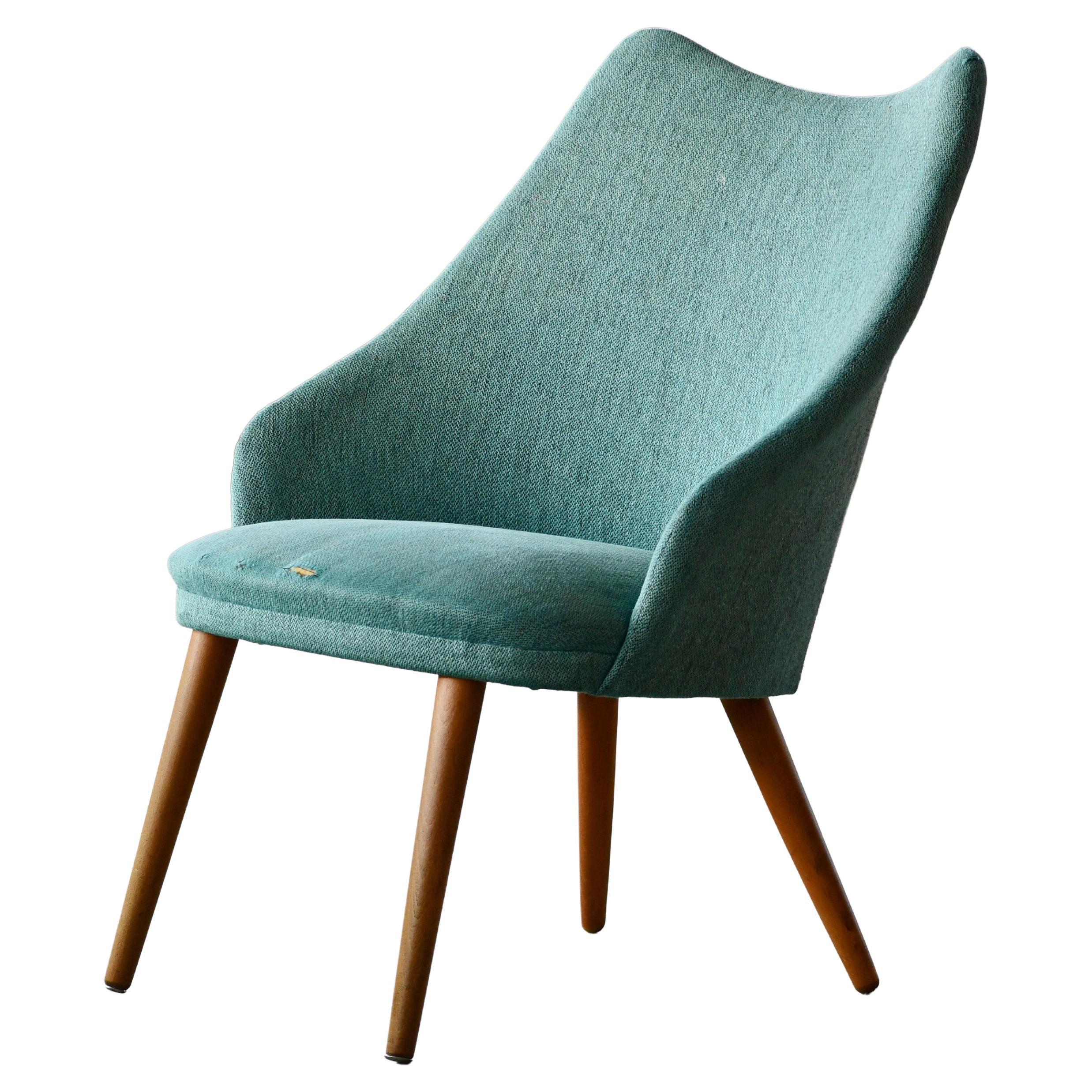 Danish Midcentury Scoop Easy Chair ca. 1960  For Sale