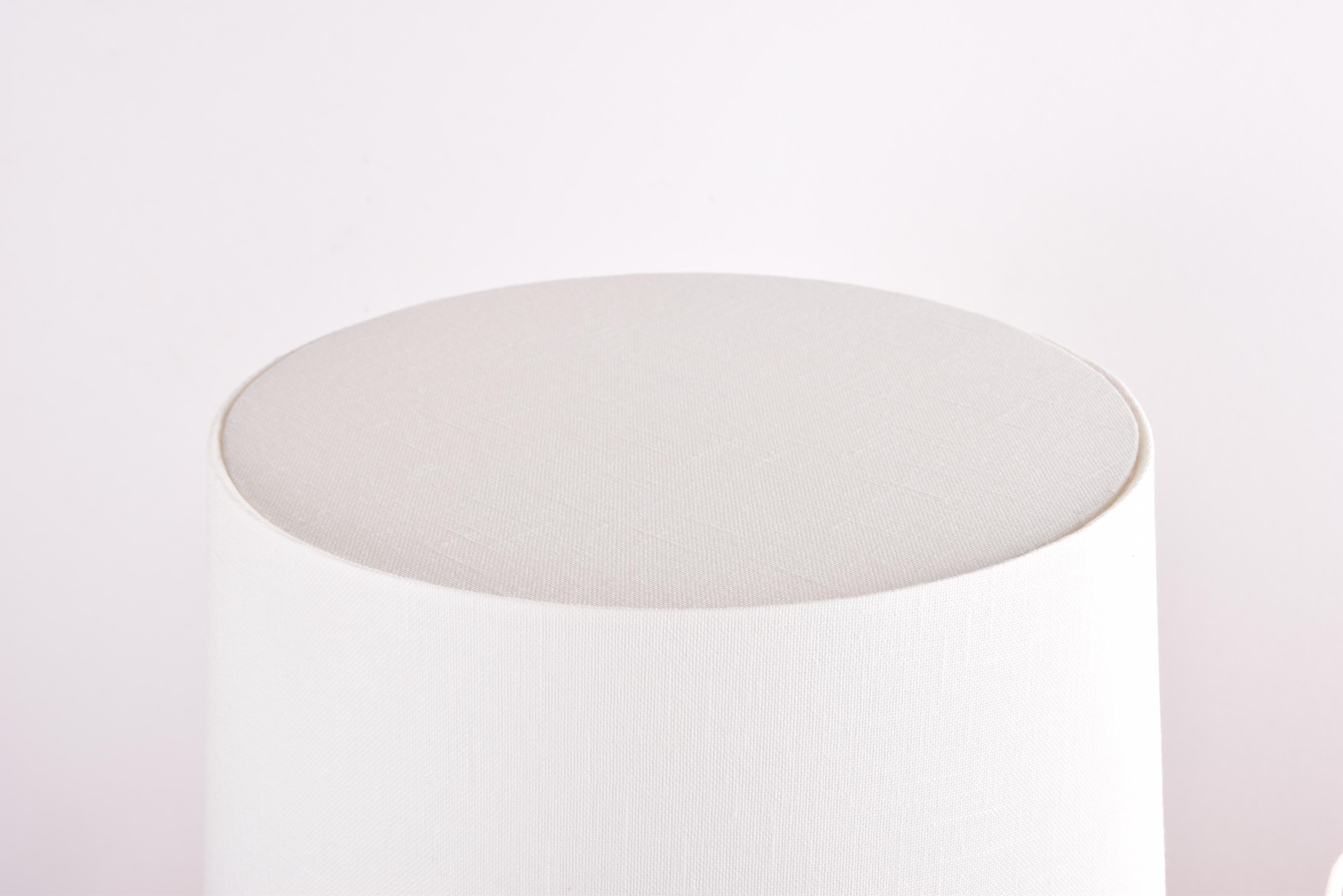 Grès Petite lampe de table danoise en céramique Søholm du milieu du siècle, glaçure bleue brune, années 1960 en vente