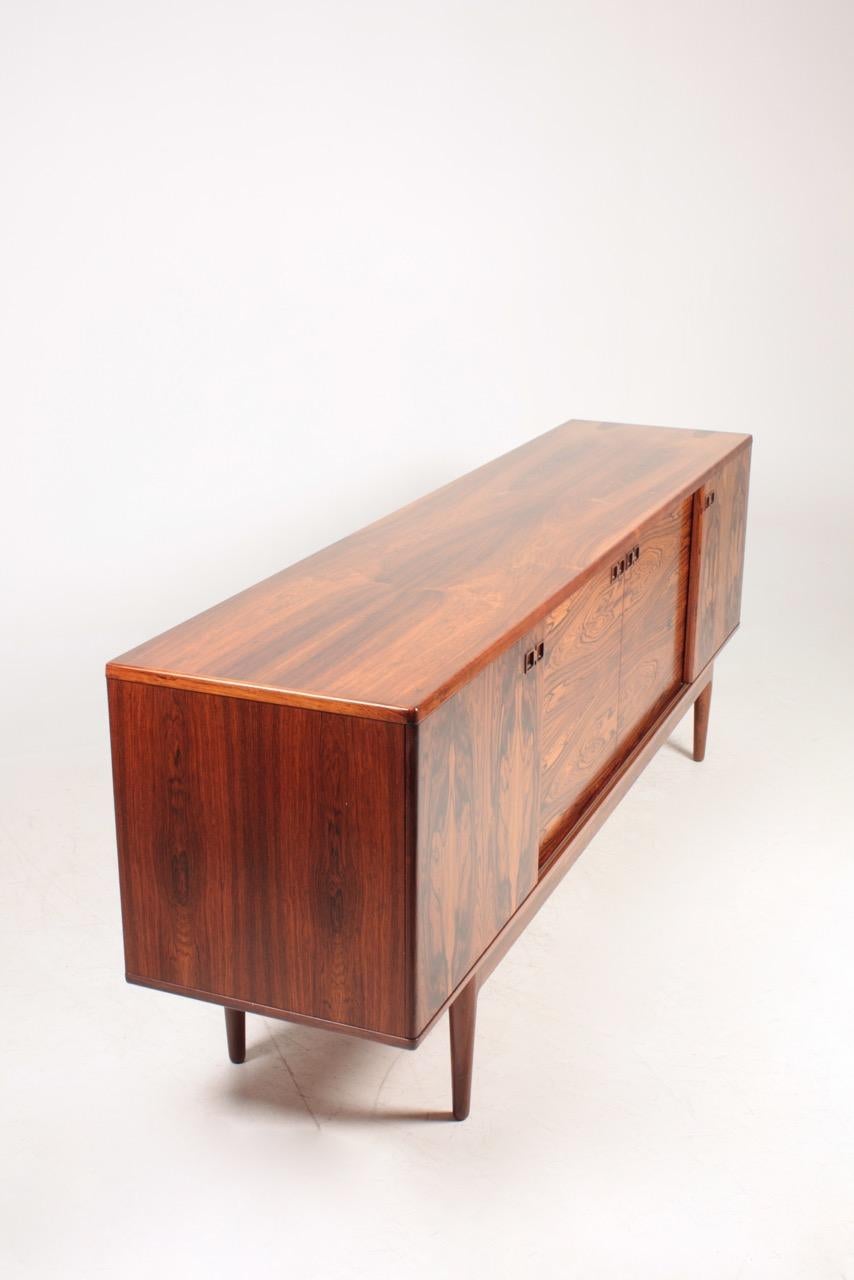 Danish Midcentury Sideboard in Rosewood Designed by Christian Linneberg, 1960s For Sale 2