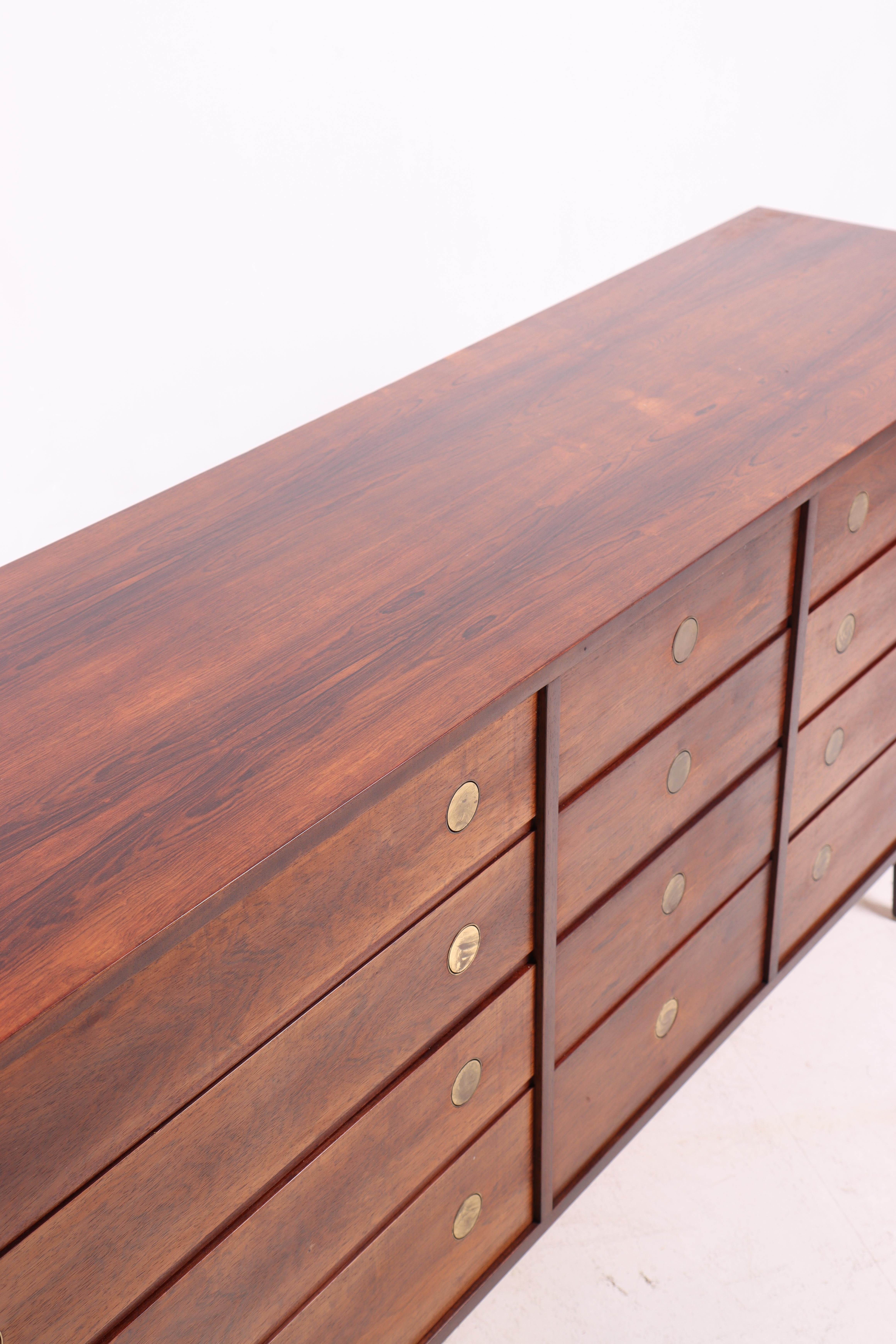 Danese Danish Midcentury Sideboard in Rosewood Designed by Dyrlund, 1960s in vendita