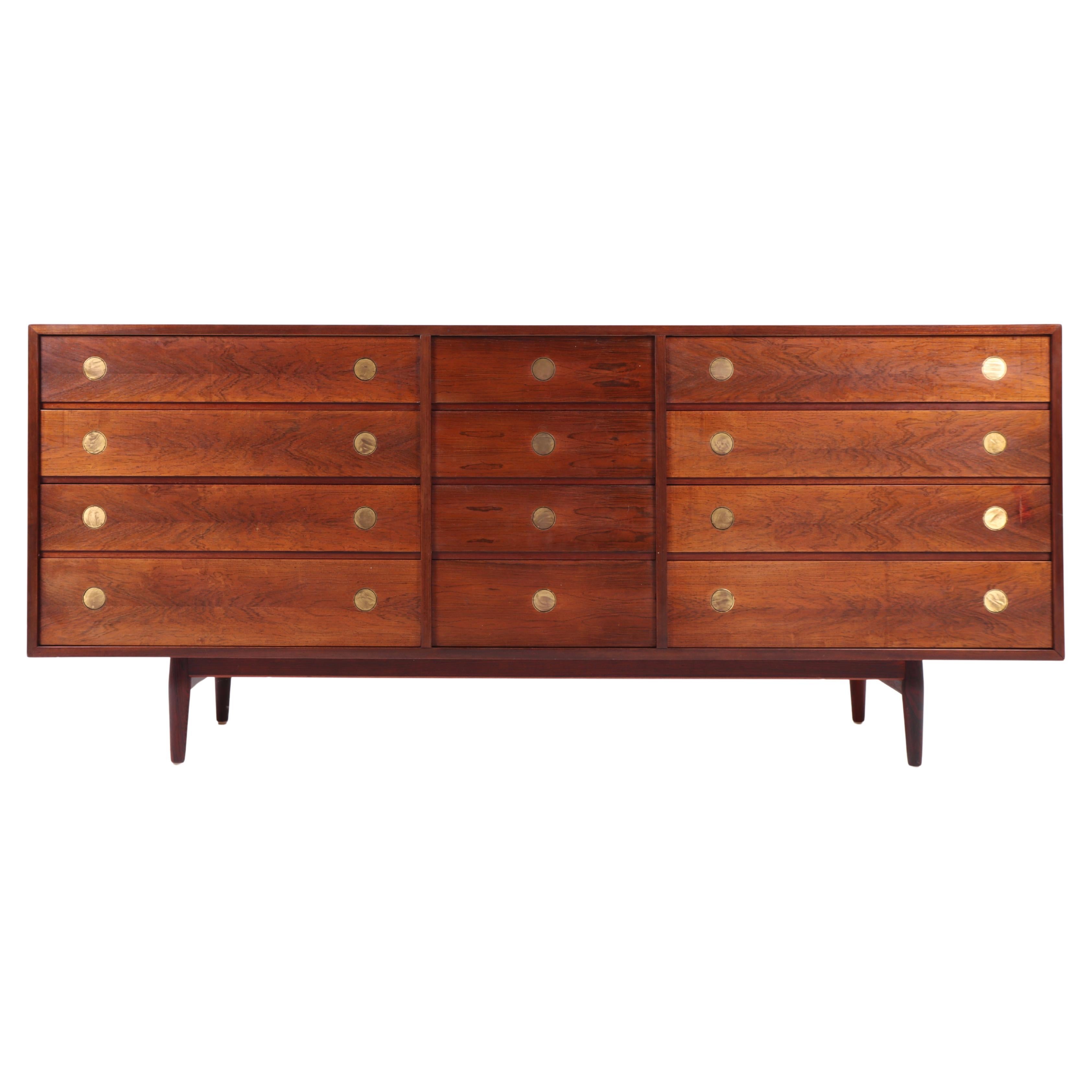 Danish Midcentury Sideboard in Rosewood Designed by Dyrlund, 1960s