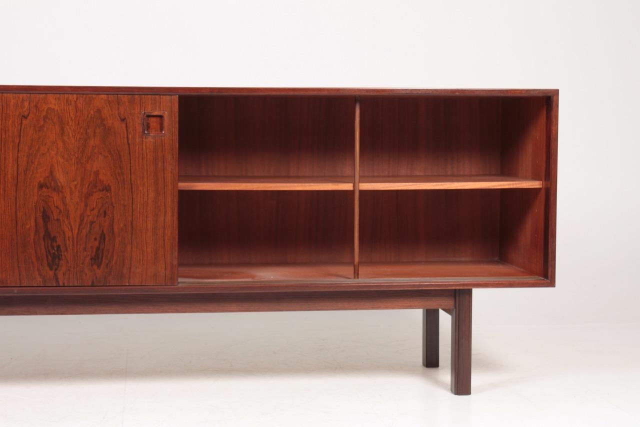Danish Midcentury Sideboard in Rosewood Designed by Gunni Omann, 1960s In Excellent Condition In Lejre, DK