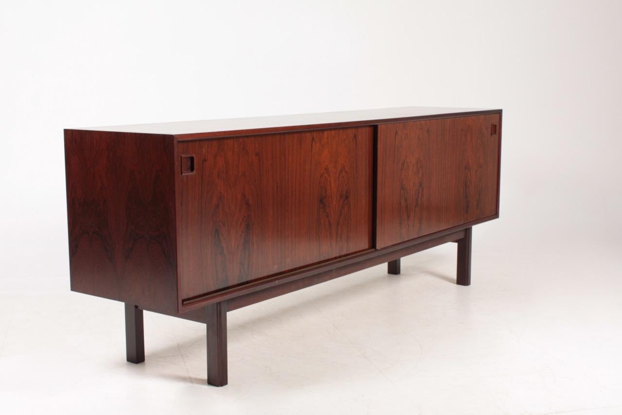 Danish Midcentury Sideboard in Rosewood Designed by Gunni Omann, 1960s 4