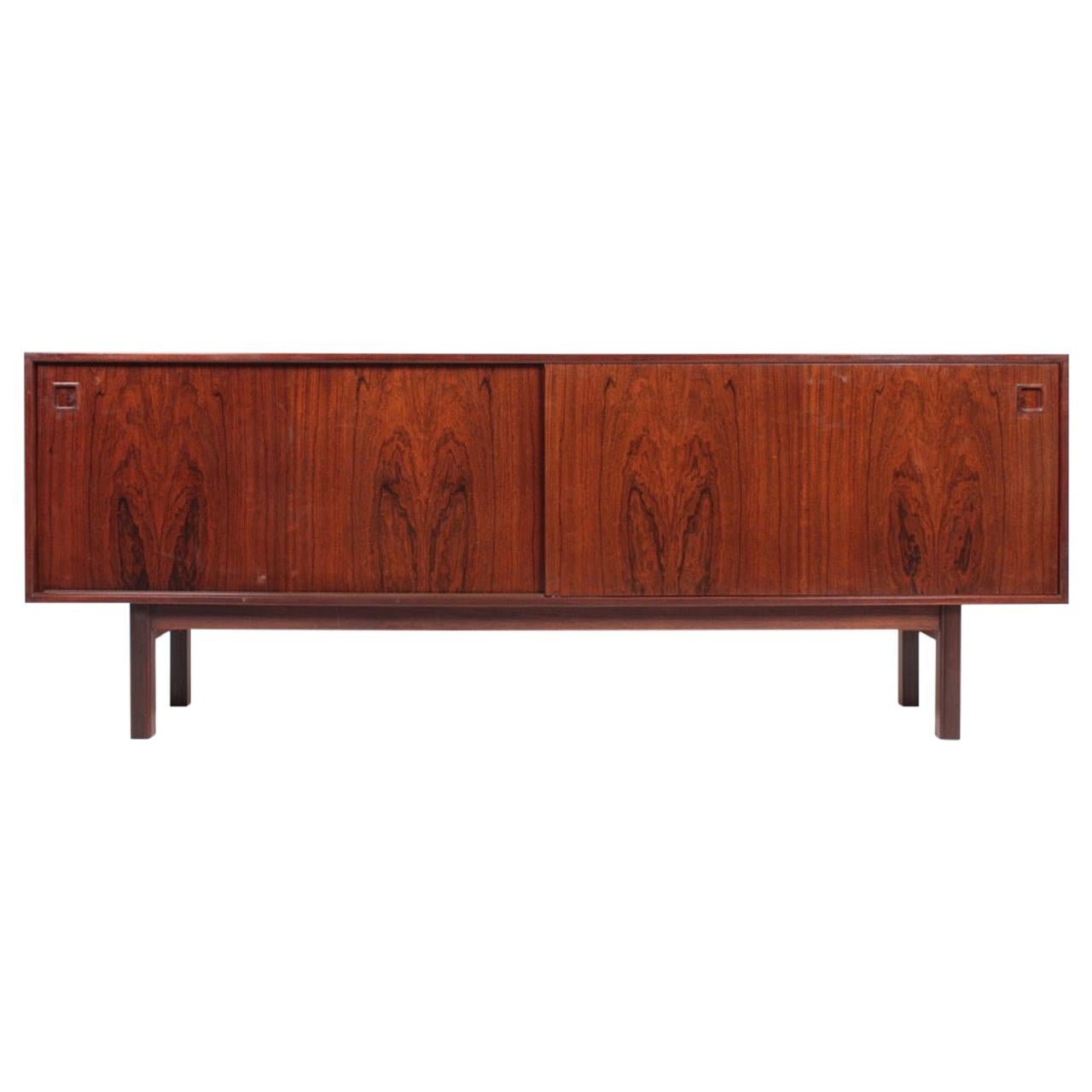 Danish Midcentury Sideboard in Rosewood Designed by Gunni Omann, 1960s