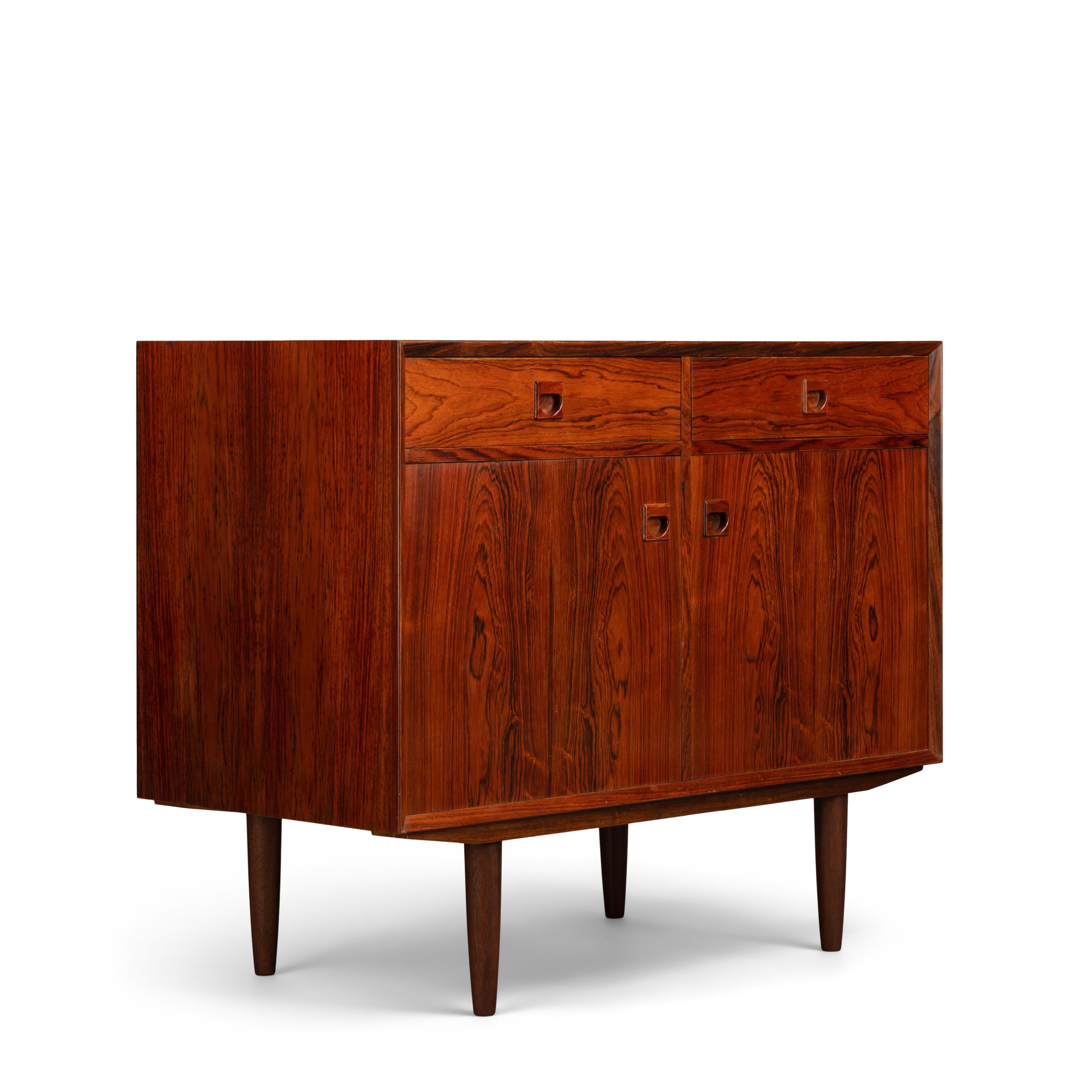 European Danish Midcentury Small Sideboard by Brouer for the Brouer Møbelfabrik, 1960s