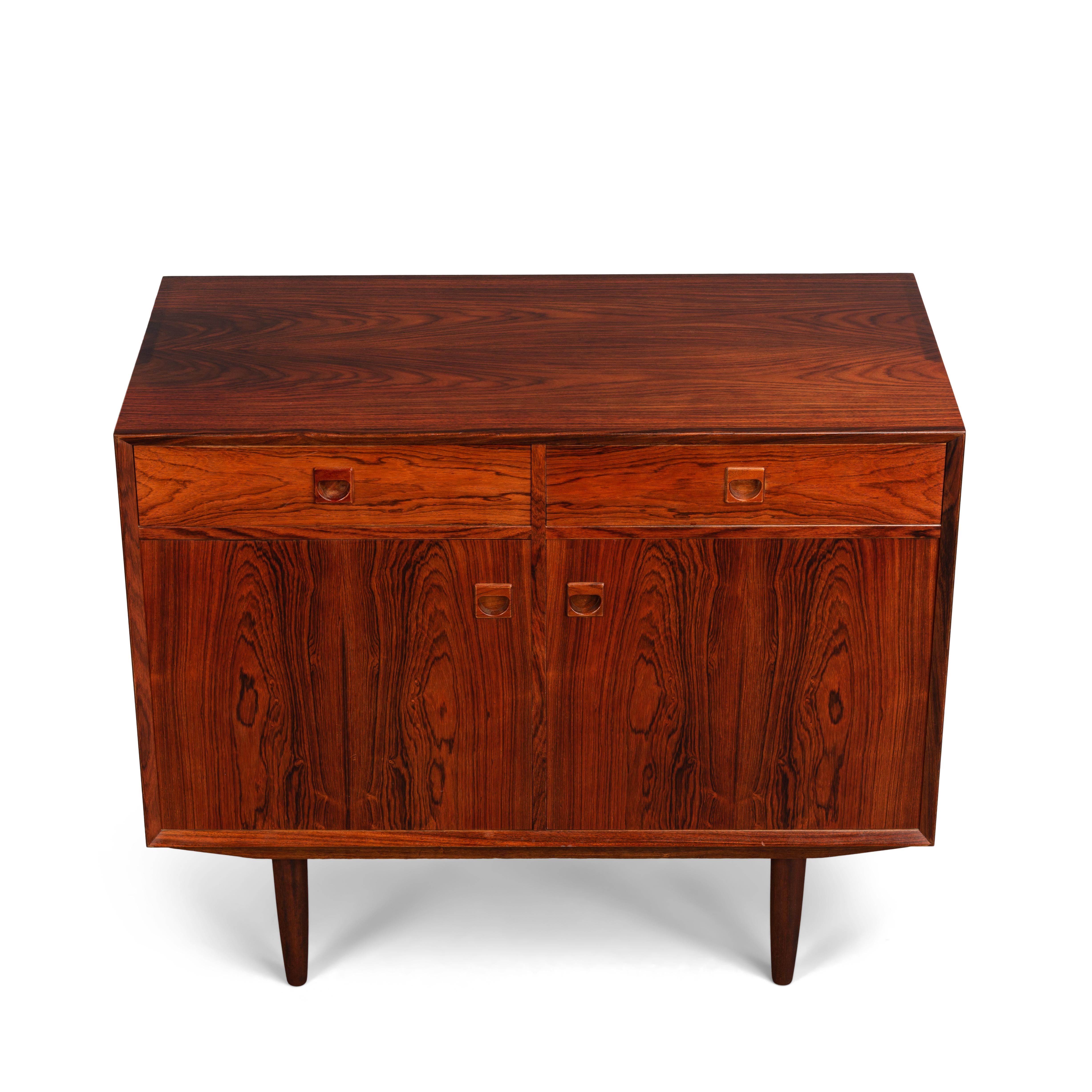 Danish Midcentury Small Sideboard by Brouer for the Brouer Møbelfabrik, 1960s In Good Condition In Breda, Netherlands