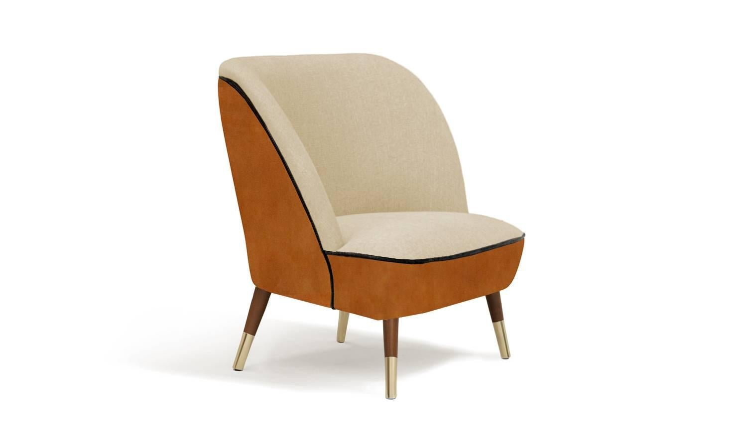As you approach the Oslo accent chair, you can't help but be struck by its clean, mid-century modern Danish design. The chair's simple lines and neutral colors are both elegant and understated, making it the perfect addition to any room. The leather