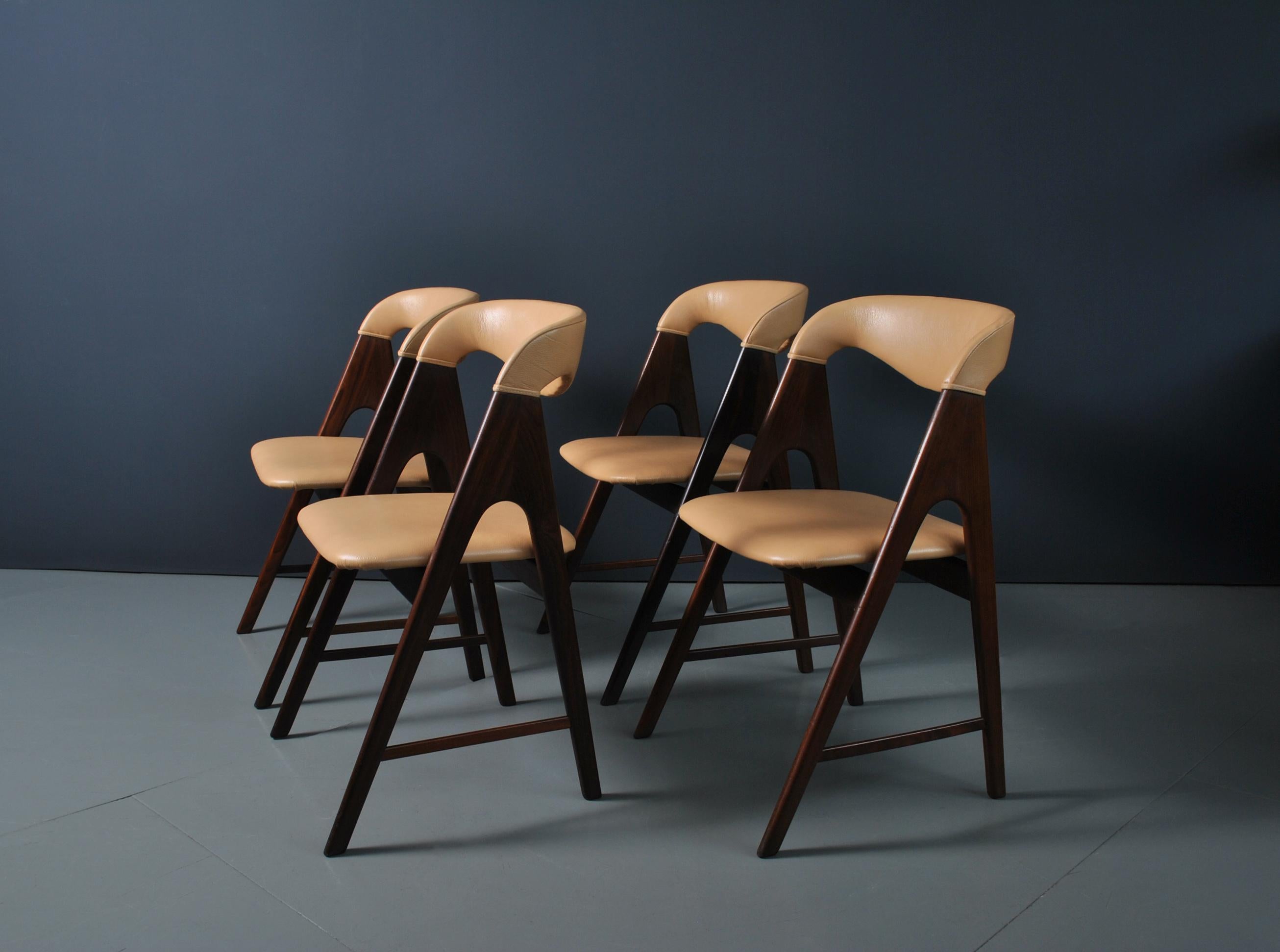 Danish Midcentury Teak Dining Chairs 4