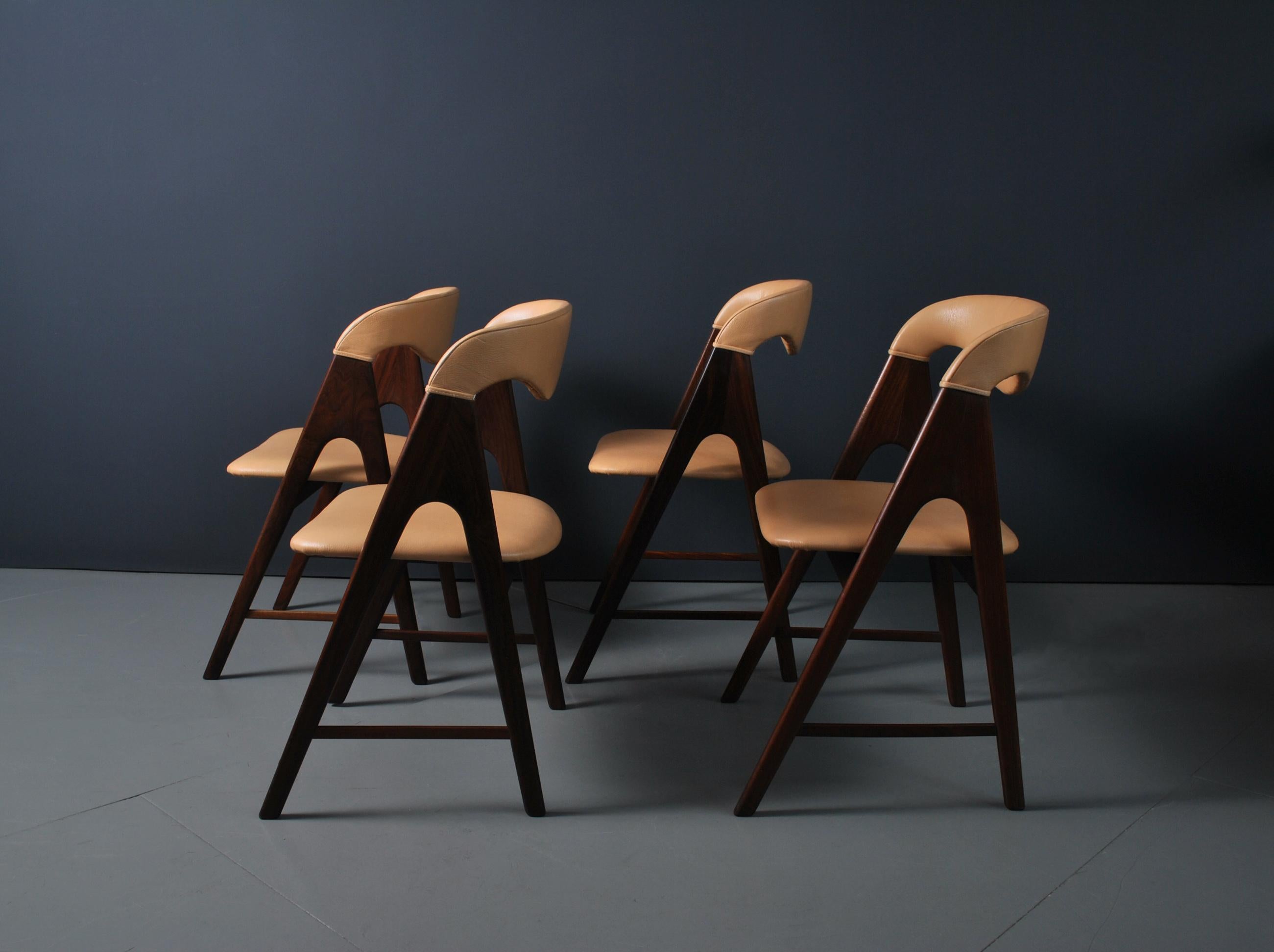 Danish Midcentury Teak Dining Chairs 5