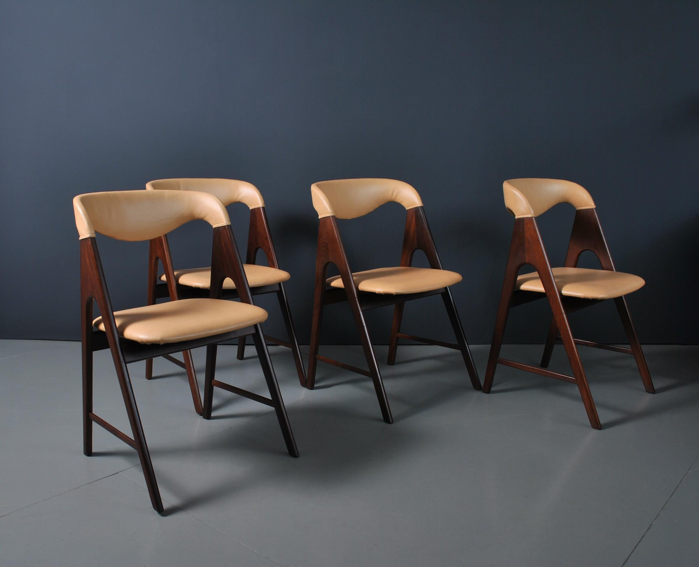 Danish Midcentury Teak Dining Chairs 6