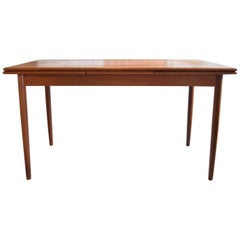 Danish Midcentury Teak Dining Table, 1960s