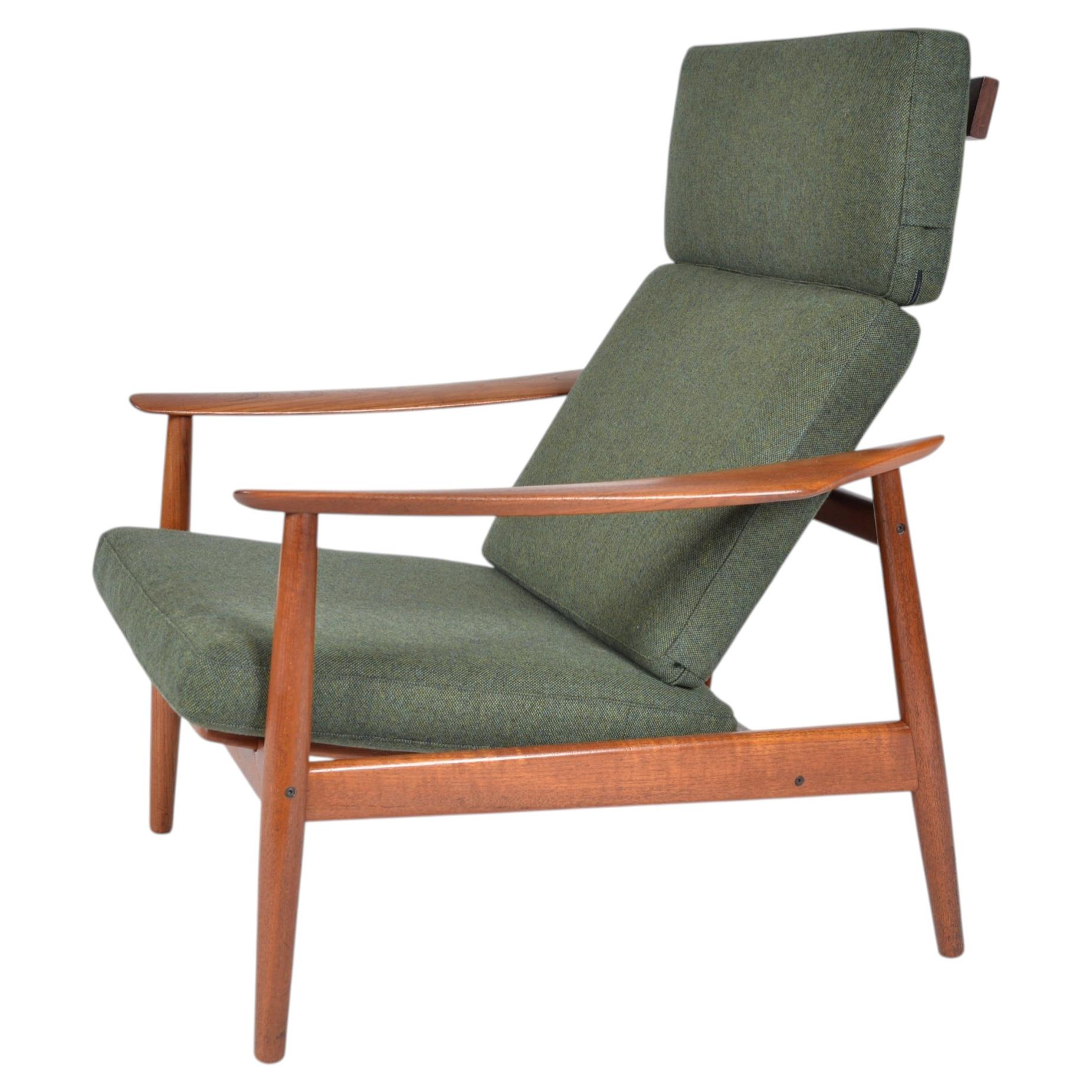 Arne Vodder Fd 164 Reclining Lounge Chair