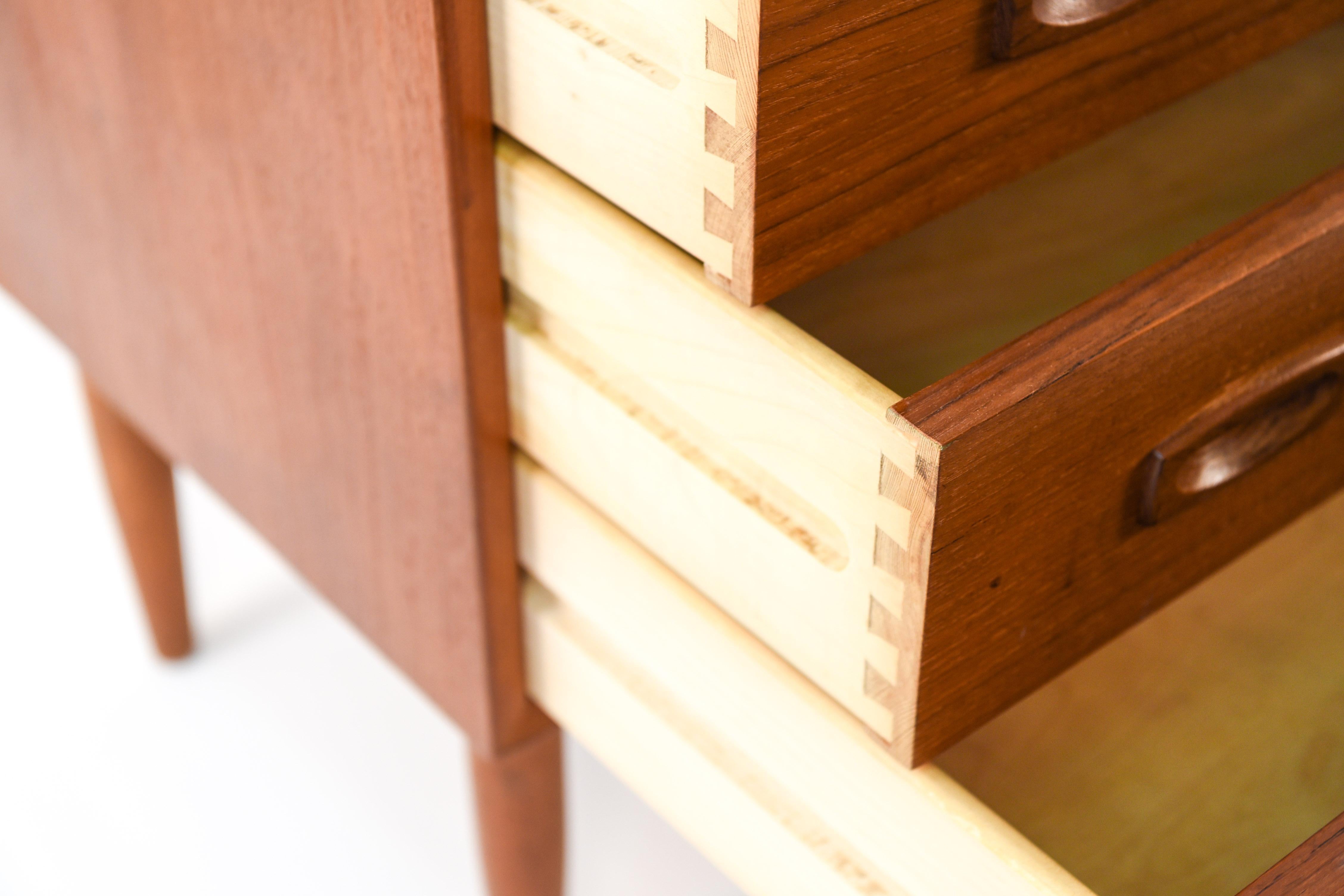 20th Century Danish Midcentury Teak Secretaire or Secretary Desk