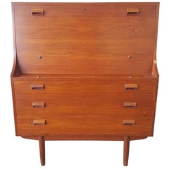 Danish Midcentury Teak Secretary of Børge Mogensen