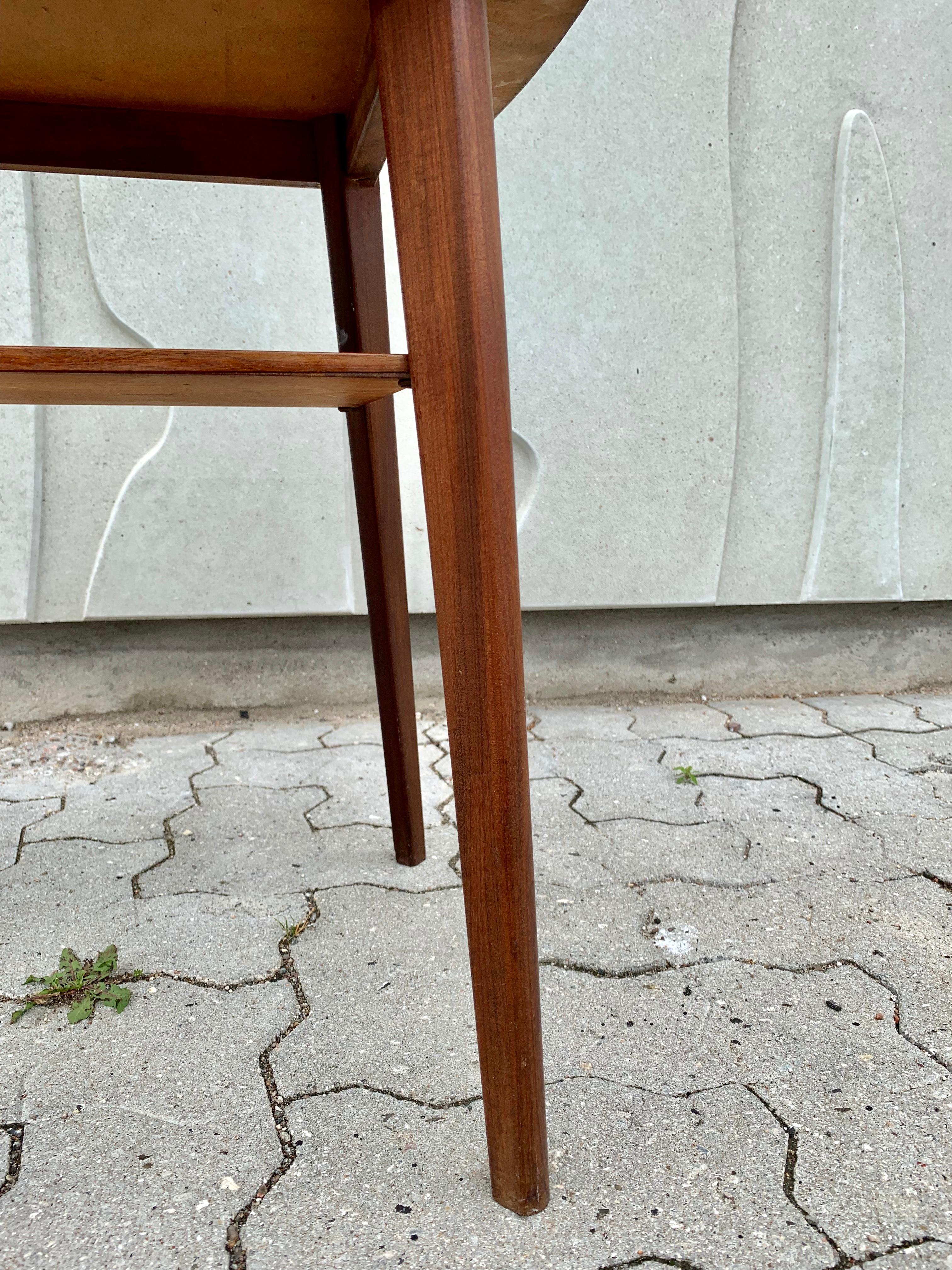 Danish Midcentury Teak Side Table, 1950s 7