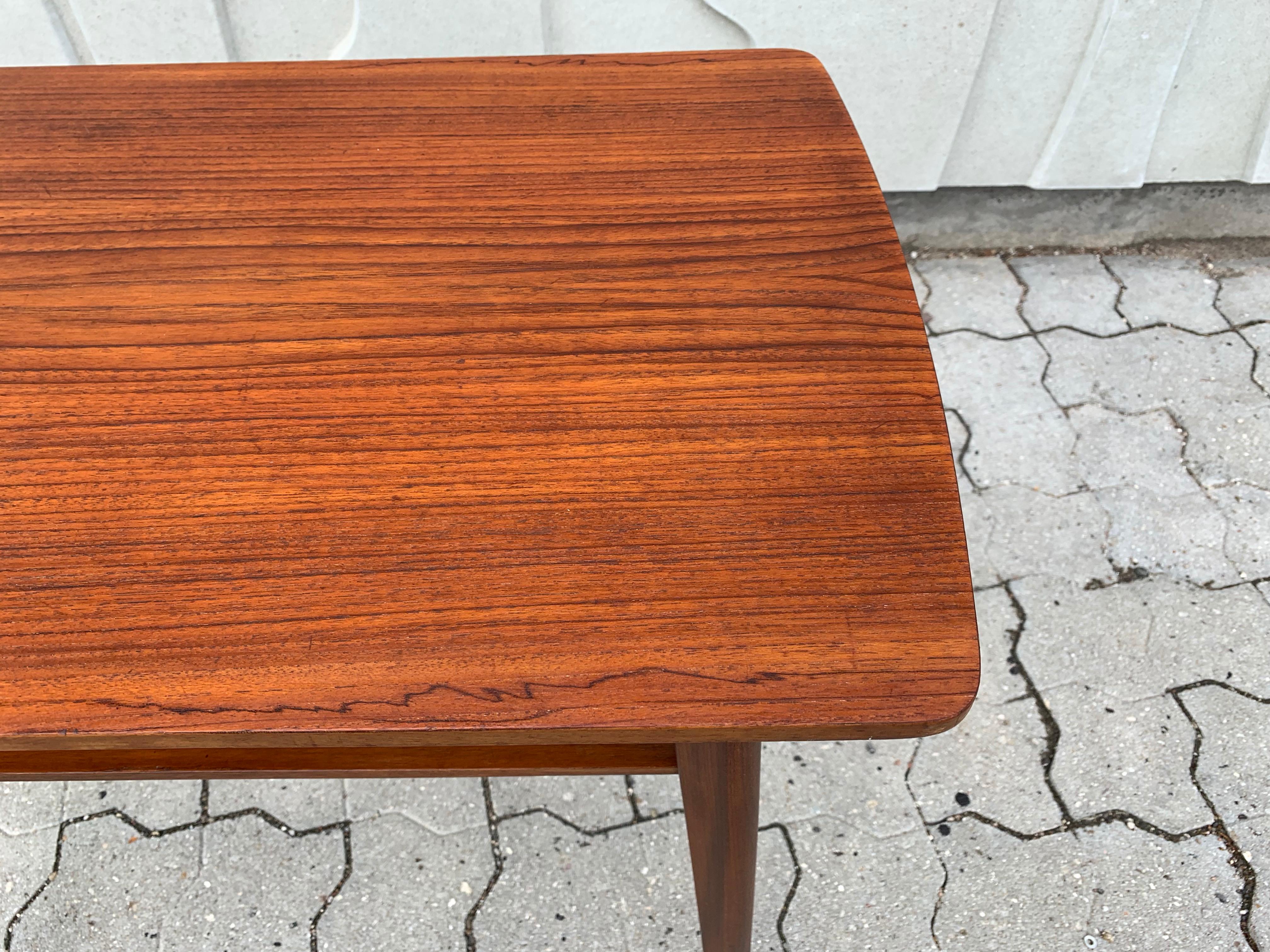 20th Century Danish Midcentury Teak Side Table, 1950s