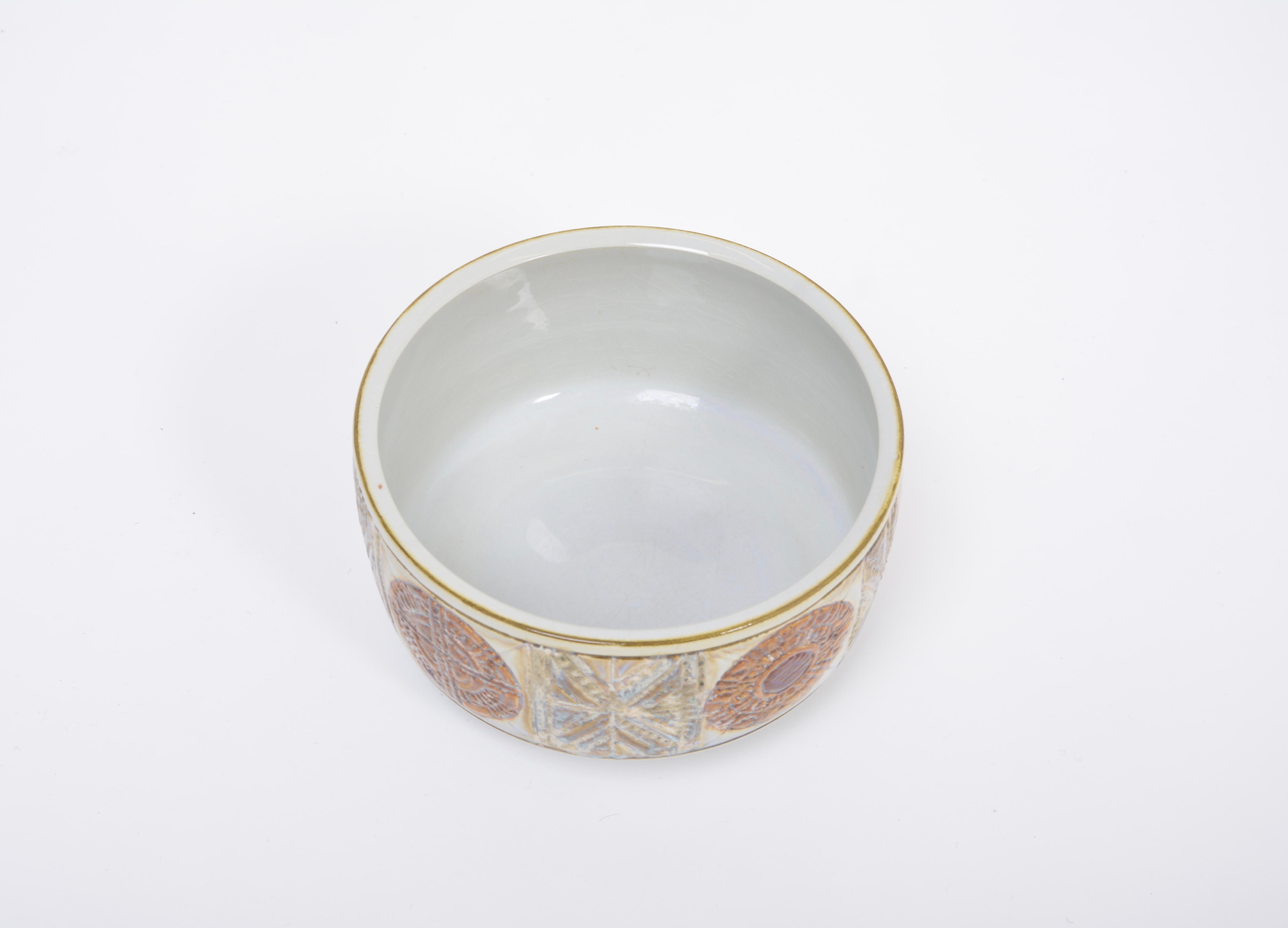 Mid-Century Modern Danish Midcentury Tenera Ceramic Bowl by Kari Christensen for Aluminia