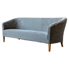 Danish Mid-Century Three-Seat Sofa by Ludvig Pontoppidan, circa 1950