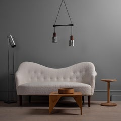 Danish Midcentury Trombone Floor Lamp, Jo Hammerborg
