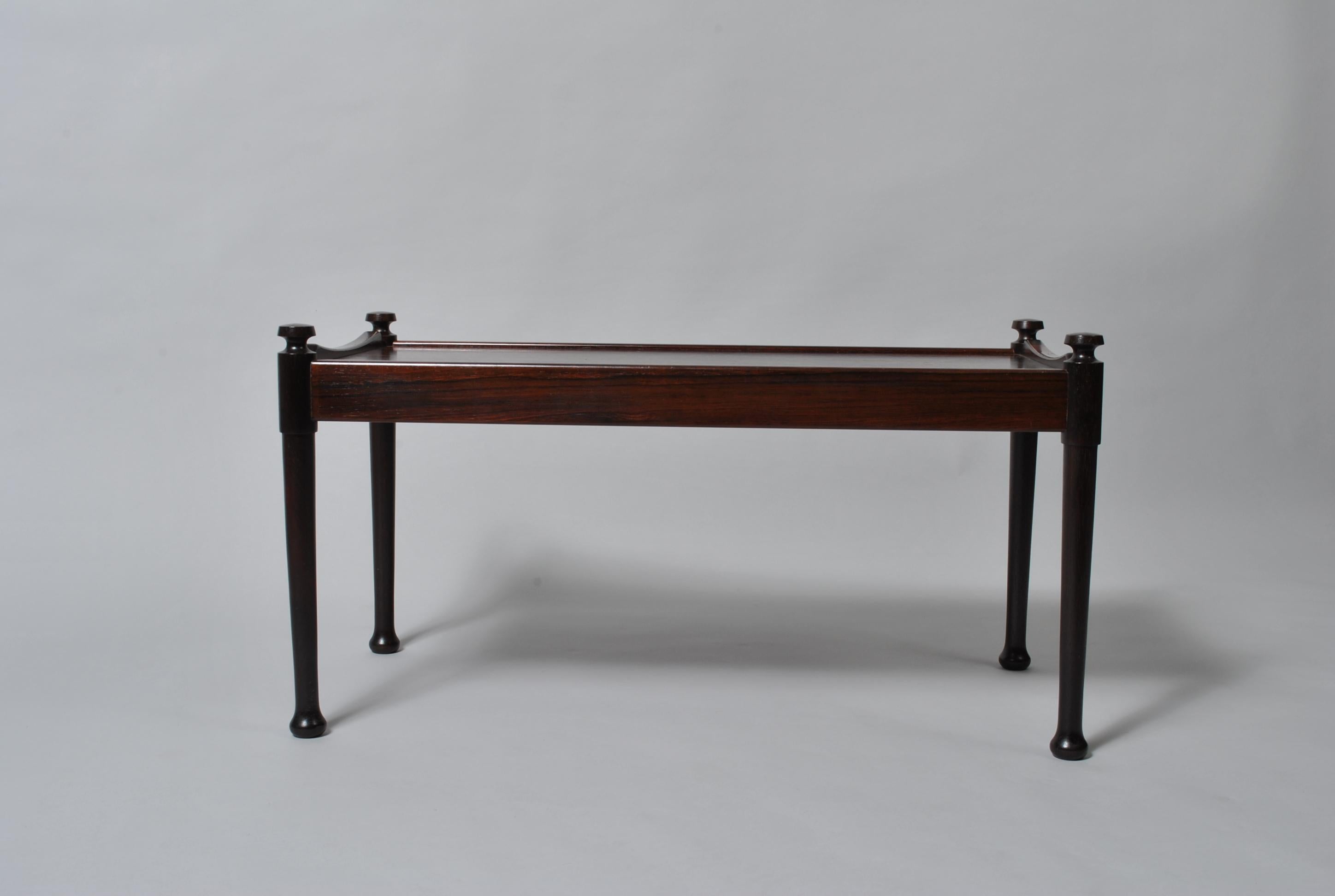 Veneer Danish Midcentury Dressing Table and Matching Bench Stool