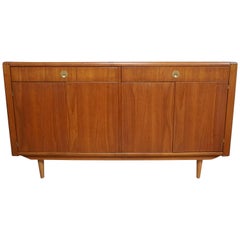 Danish Midcentury Walnut Credenza